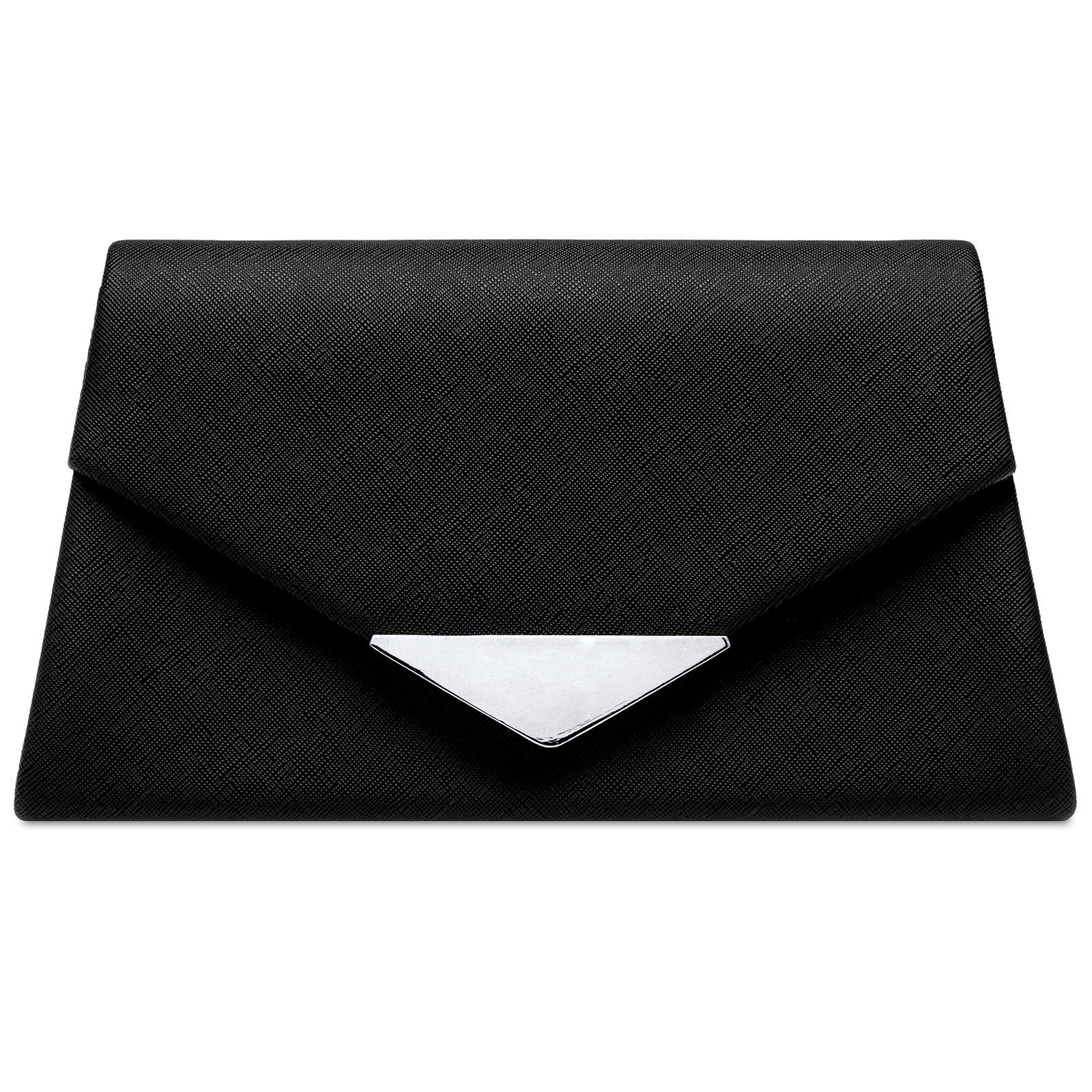 Clutch TA524 Damen Abendtasche mit Metalldekor