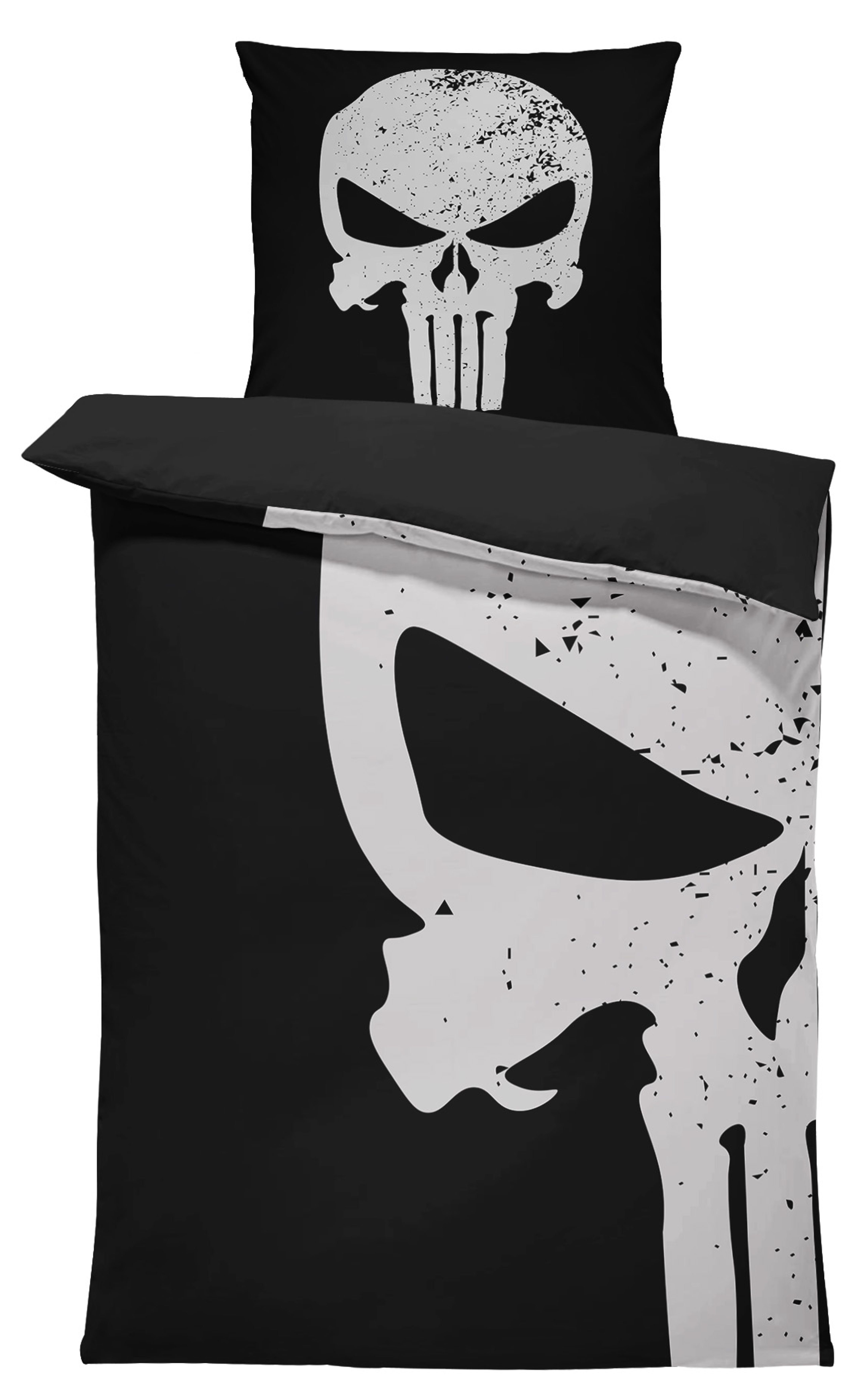 One Home Bettwäsche Skull, Mikrofaser, 4 teilig, Totenkopf Muster günstig online kaufen