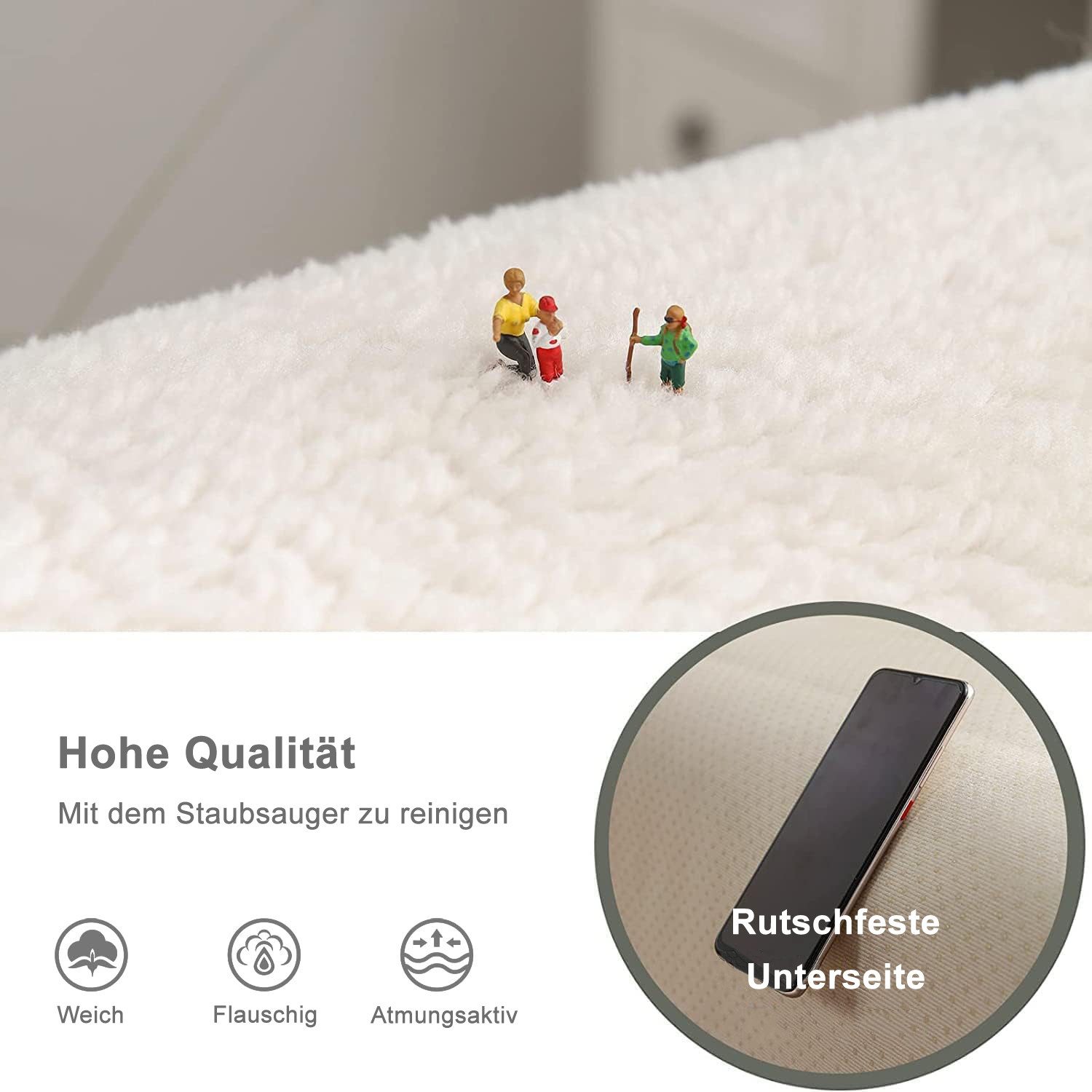 Diwzbyn Sofaschoner Sofahusse Anti-Rutsch – Rutschfester Sofabezug, Sofadecke, Schutz für Couch & Sofa, pflegeleicht & strapazierfähig