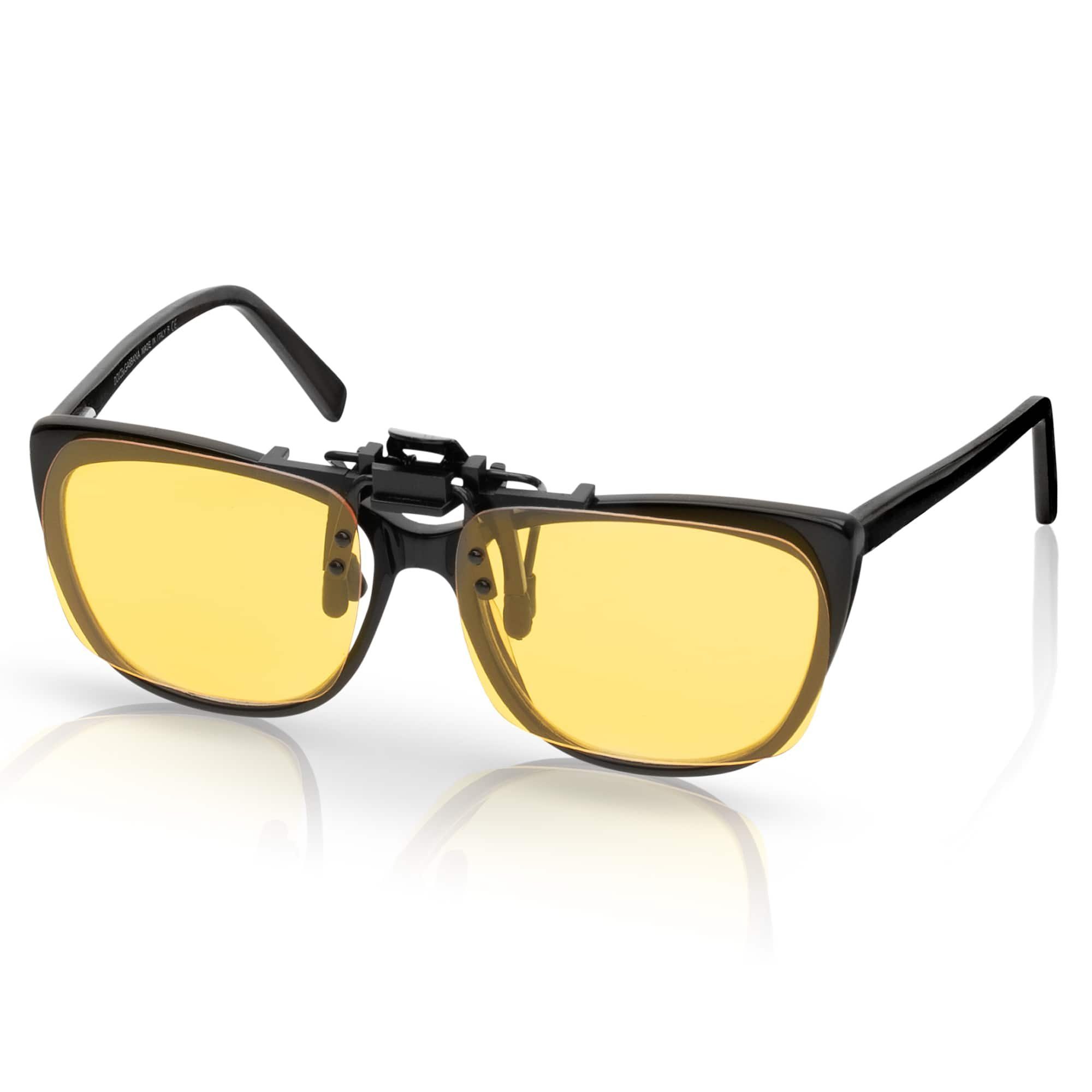 BEZLIT Eyewear Sonnenbrille Brillen Aufsatz Clip On (1-St) mit polarisierten Linsen Gelb