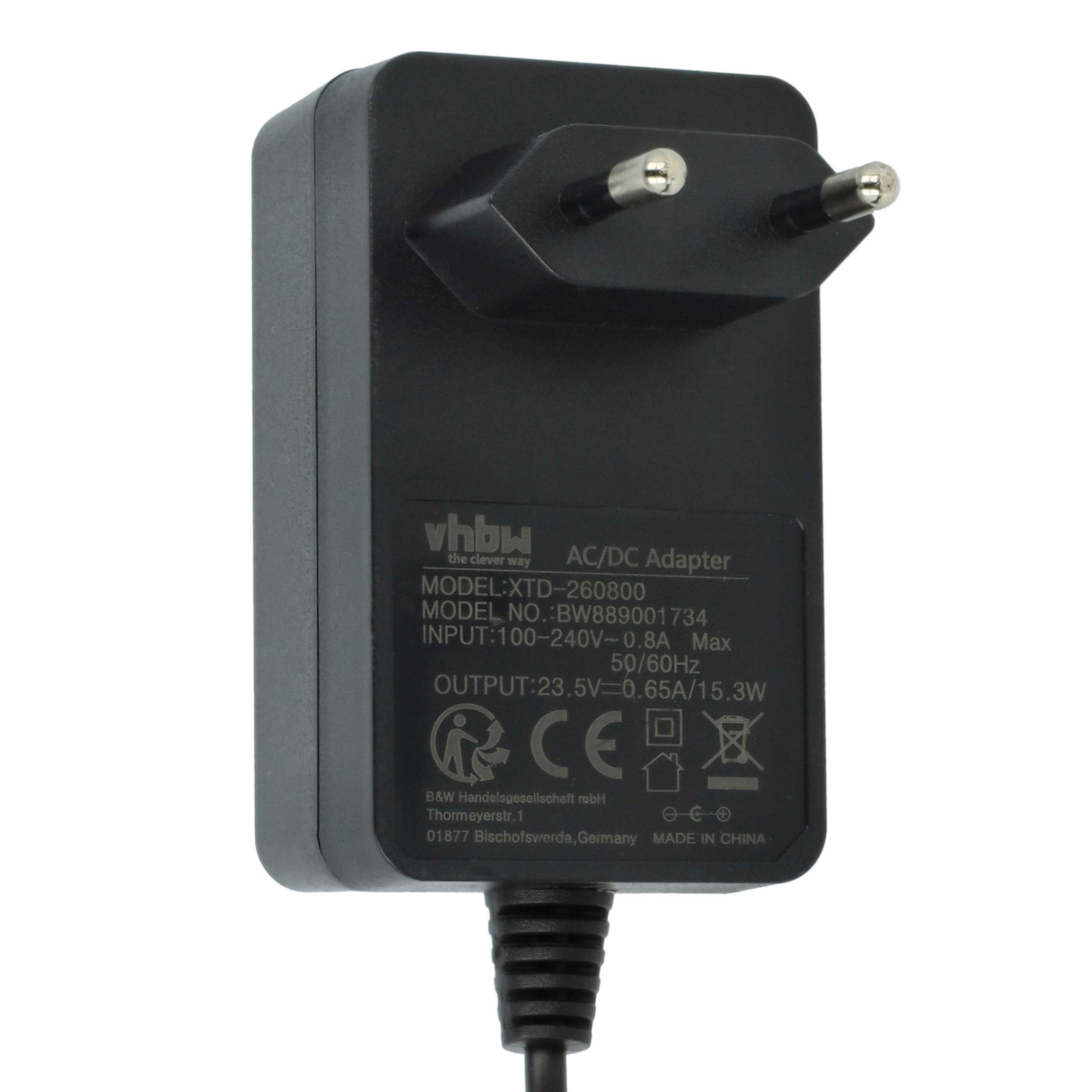 vhbw passend für Bosch Unlimited 6 BBS611BSC/01, BBS611BSC/03, BBS611BSC/02 Schnelllade-Gerät (1-tlg., Hochwertiges Ladekabel zum sicheren, komfortablen Auflade – Bild 5 von 5