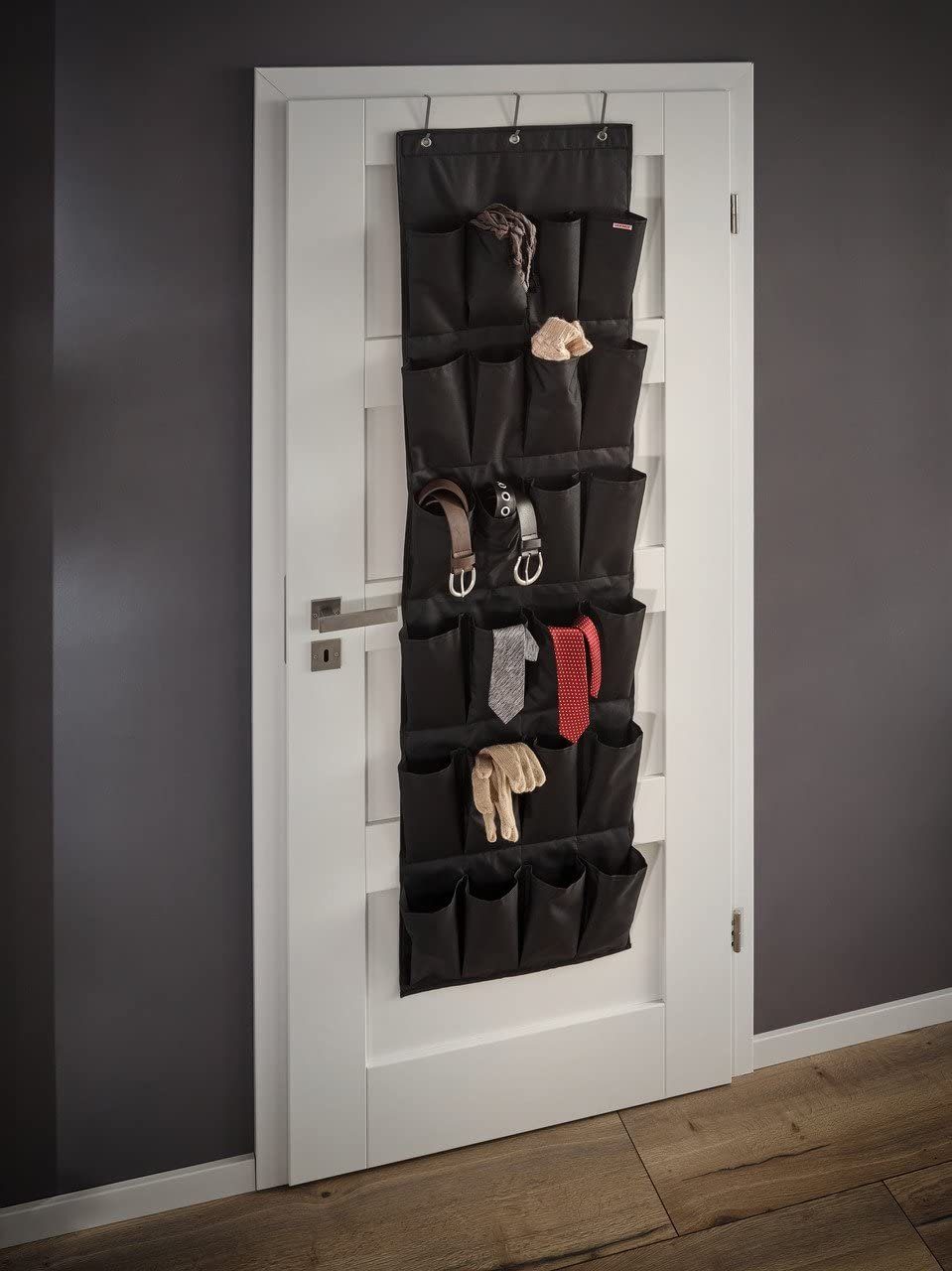 Leifheit Hängeregal Organizer aus Stoff, Hängeregal für Schuhe