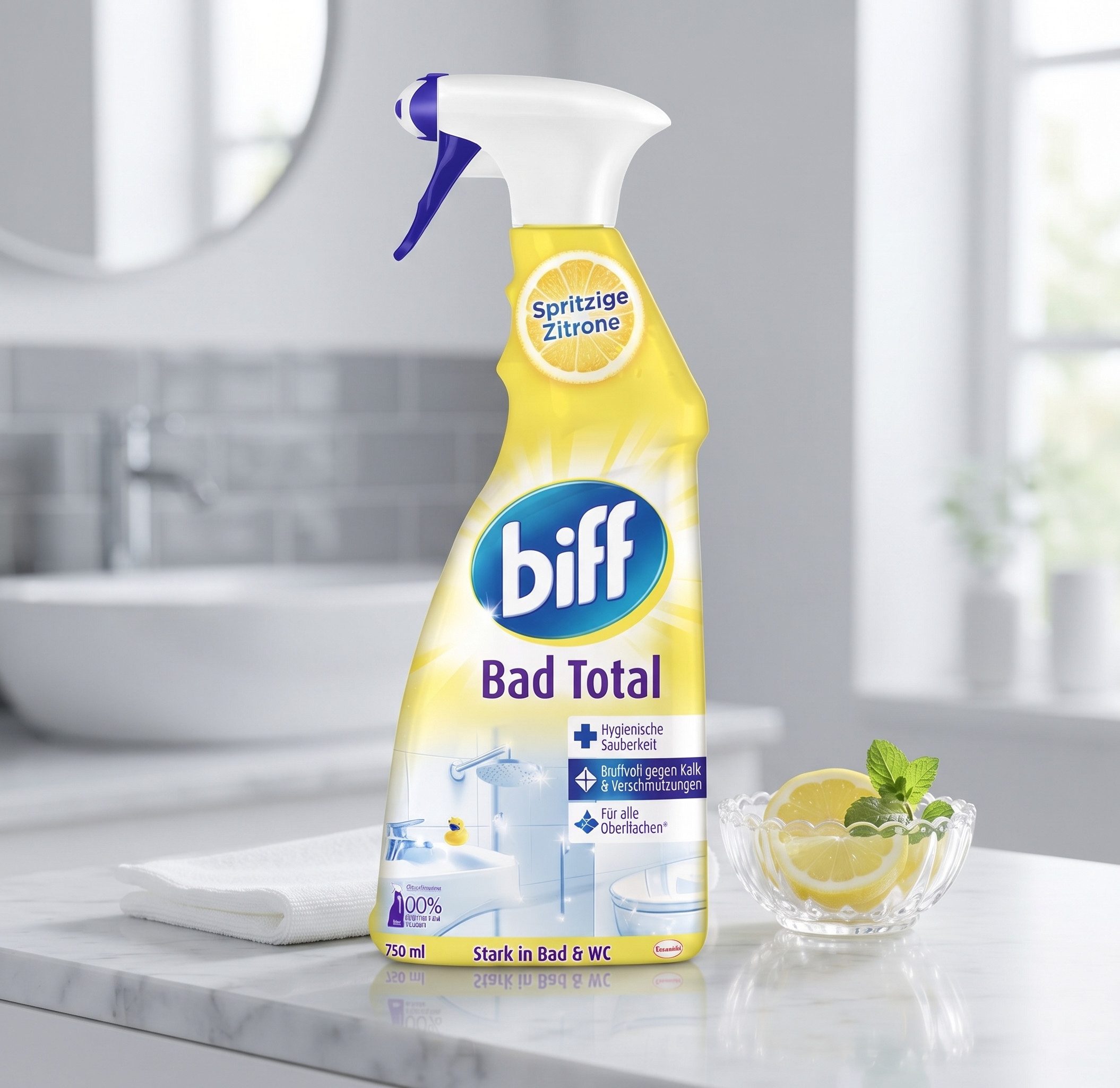 biff Bad Total Reiniger Spritzige Zitrone 4.6 (94) Produkt bewerten Badreiniger