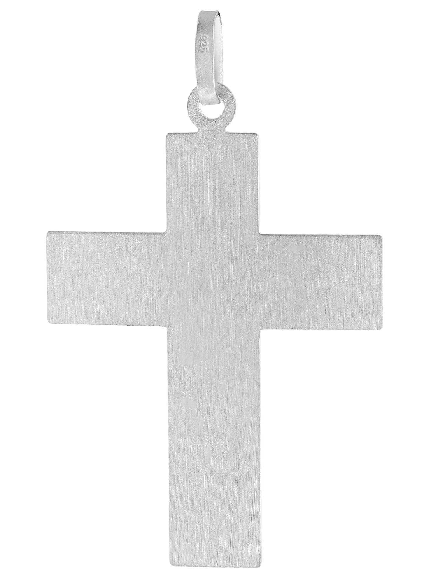 Männer-Kette Kreuz trendor Anhänger 925 mit Silber mit Kette