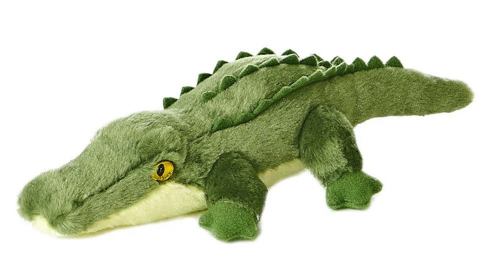 Aurora World Plüschfigur Aurora 31330 - Mini Flopsies Alligator, Krokodil, Plüschtier, 20 cm