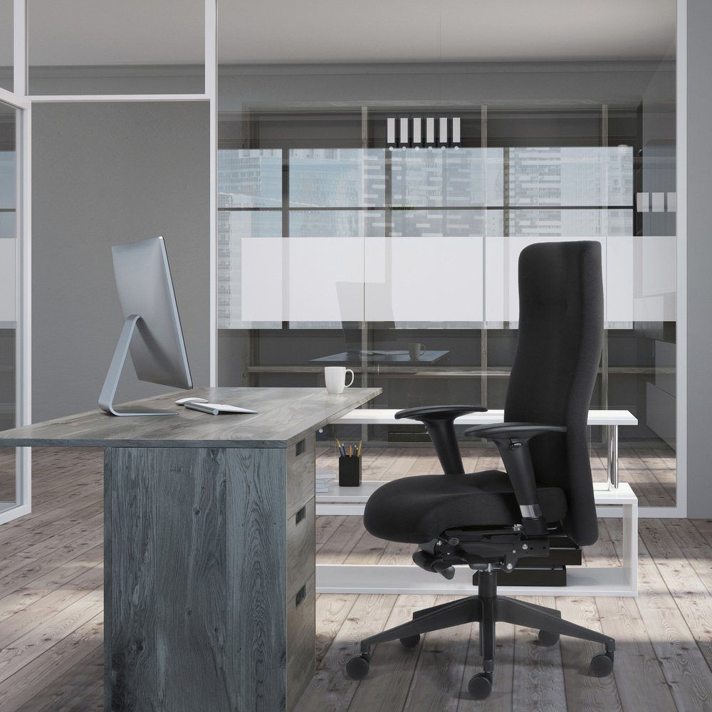 Bürostuhl XP ergonomisch (1 St), mit Chefsessel Drehstuhl ROVO Luxus Armlehnen Rovo Stoff