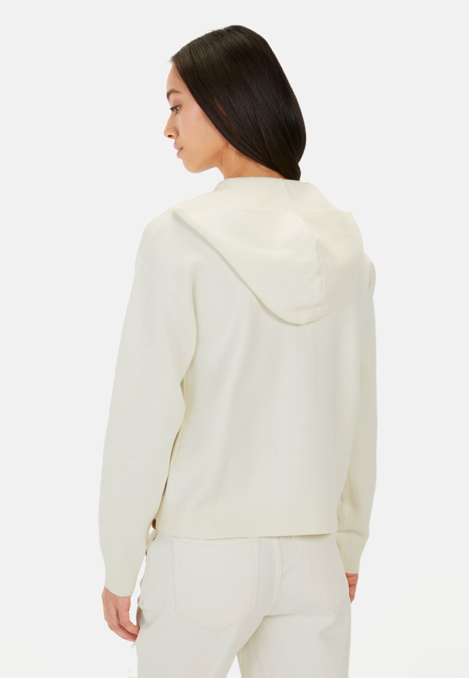camel active Strickjacke mit Kapuze Kapuze günstig online kaufen