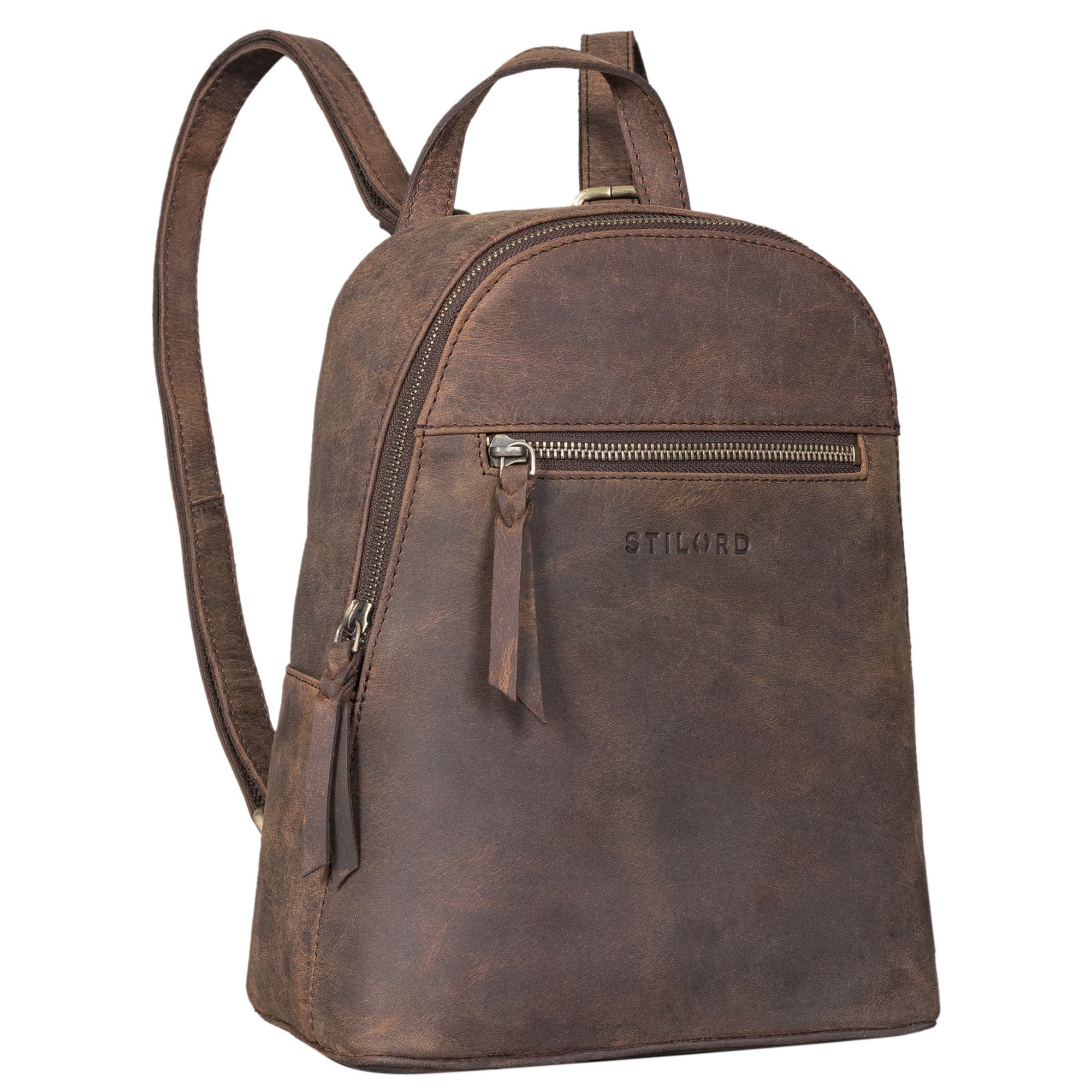 Cityrucksack "Amira" Kleiner Rucksack Frauen Leder