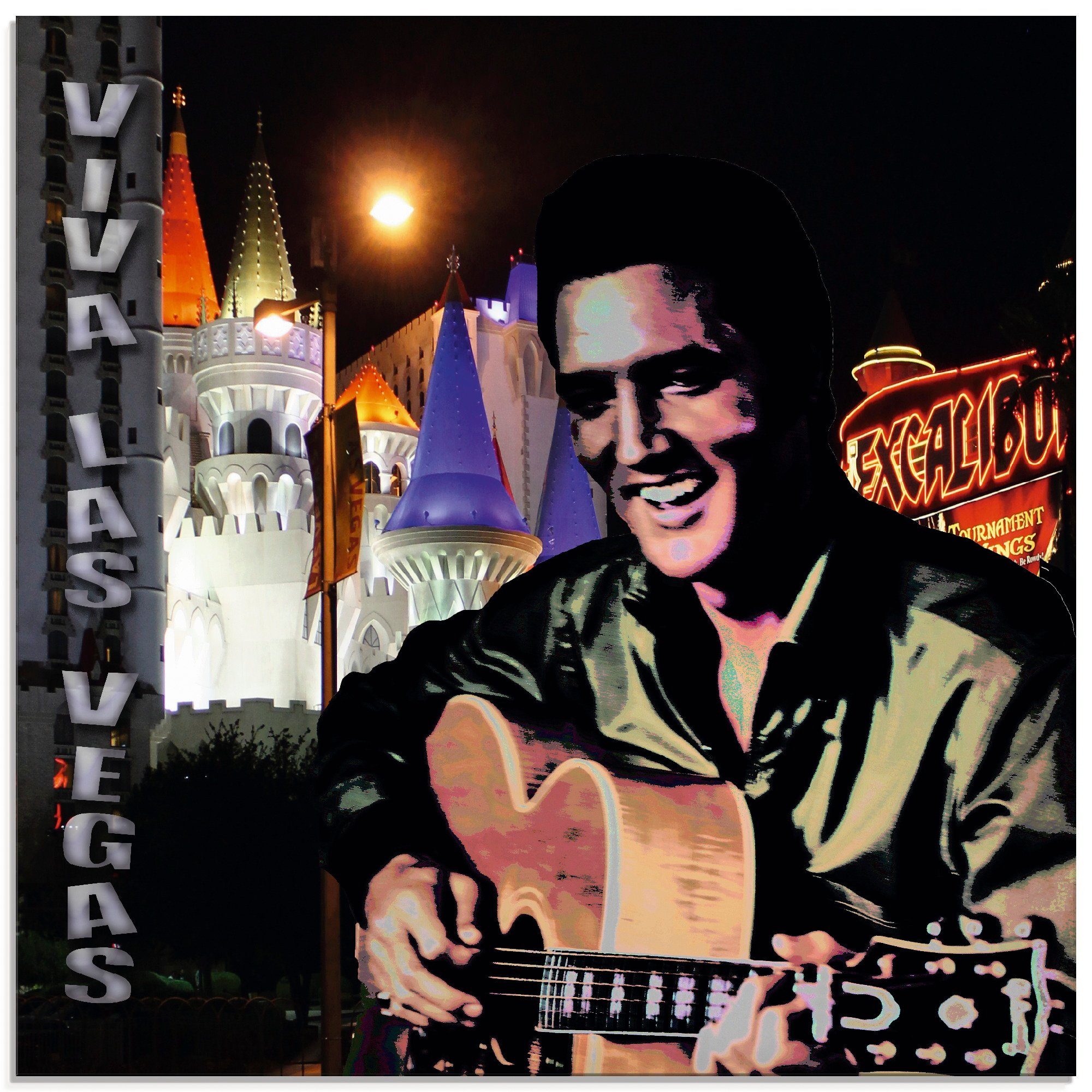 Artland Glasbild Elvis Presley, (1 St), in verschiedenen Größen