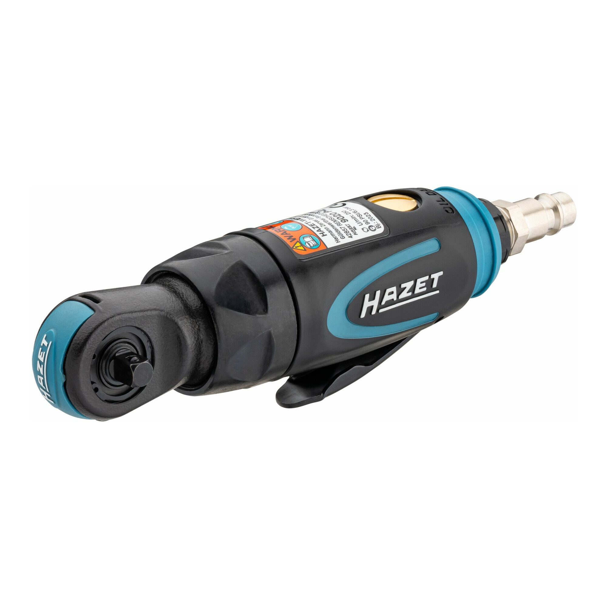 HAZET Druckluft-Schlagschrauber HAZET Mini Ratschenschrauber 9020P-2 Vierkant massiv 6,3 mm (1/4 Zoll)