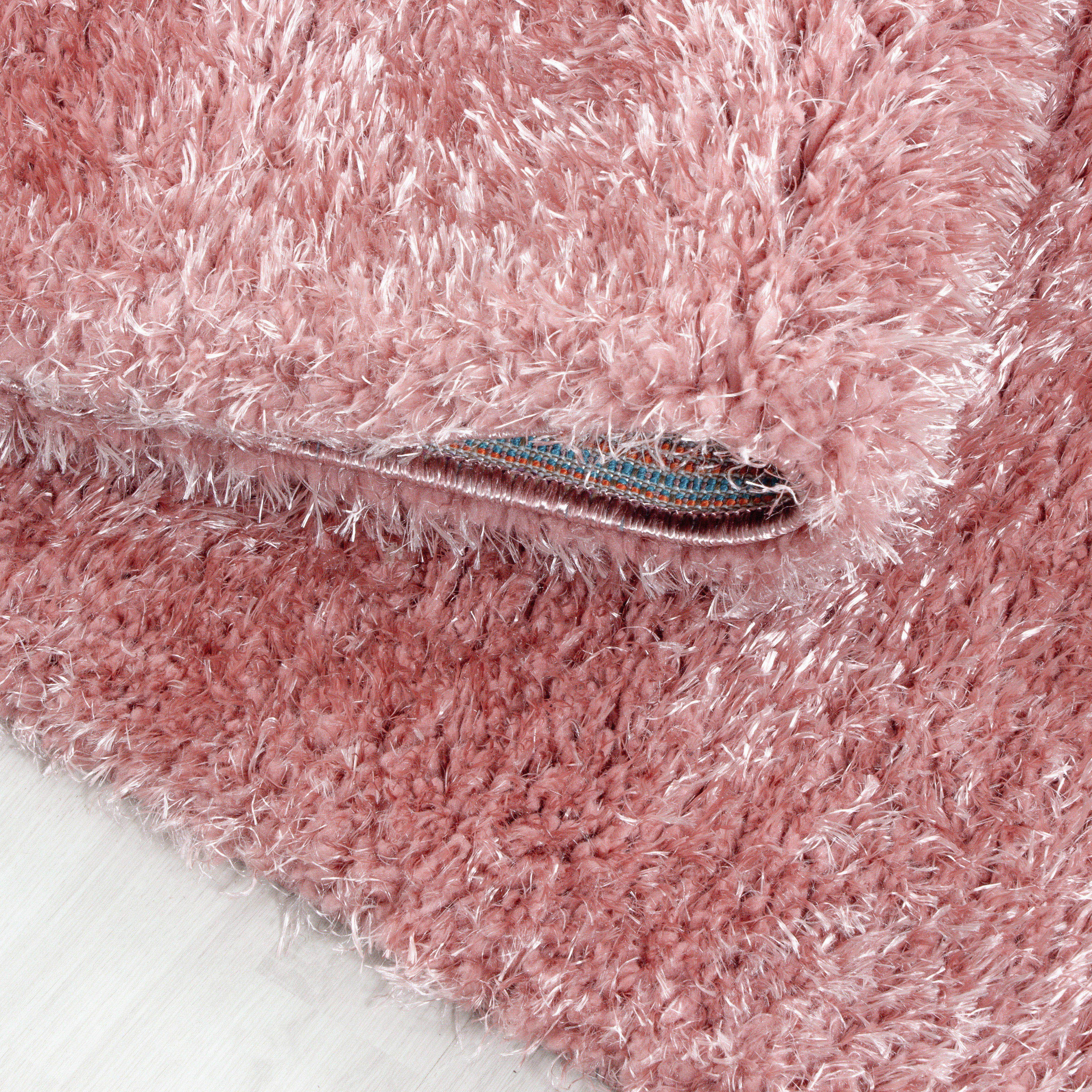 Ayyildiz Teppiche Hochflor-Teppich BRILLIANT 4200, rund, Höhe: 50 mm, auch in rechteckig, Langflor, Shaggy, Wohnzimmer