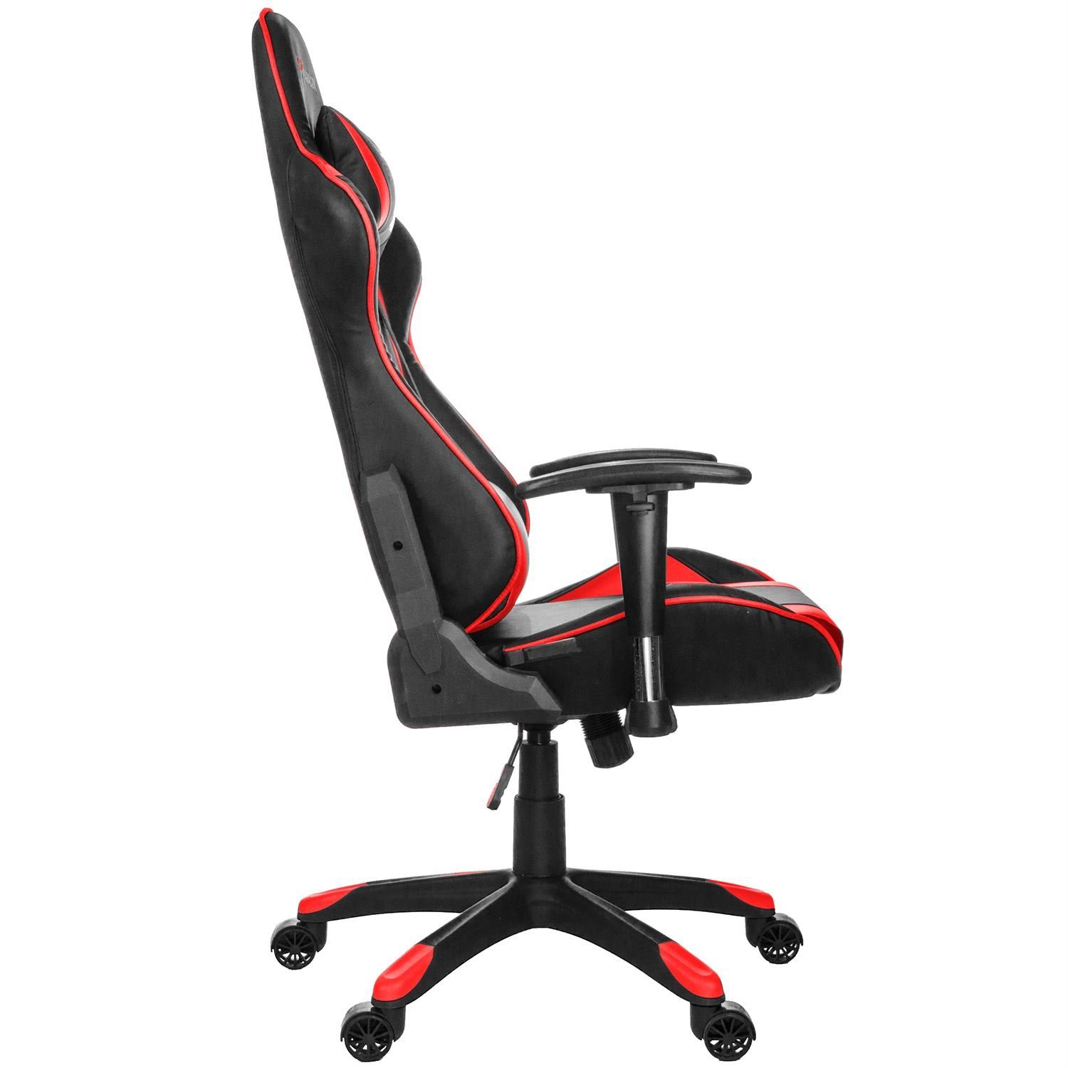 ebuy24 inkl. Paracon Nackenkissen Gaming und Gaming-Stuhl Stuhl Rot Knight