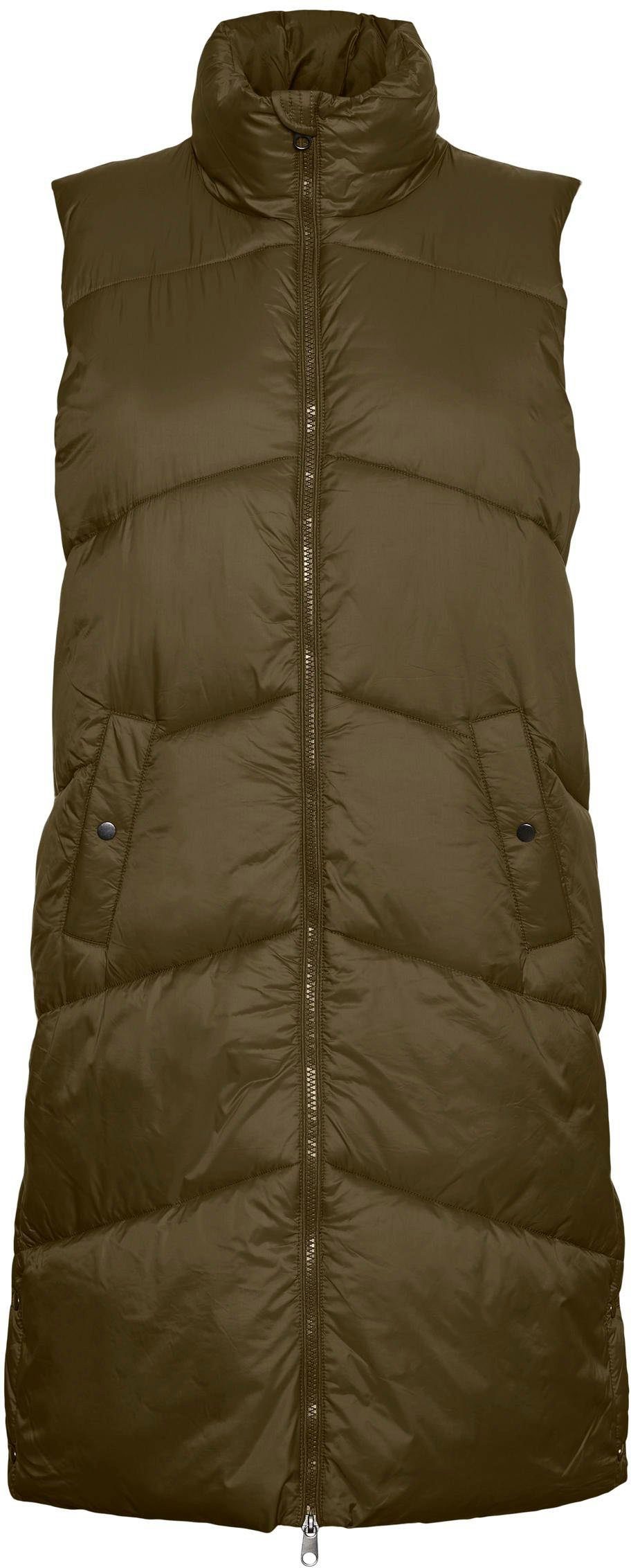 Vero Moda Steppweste VMUPPSALA 3-4 WAISTCOAT NOOS dark olive | Steppwesten