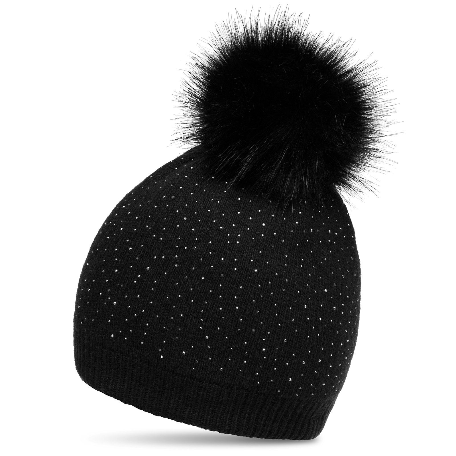 Caspar Bommelmütze MU191 Damen Fein Strick günstig online kaufen