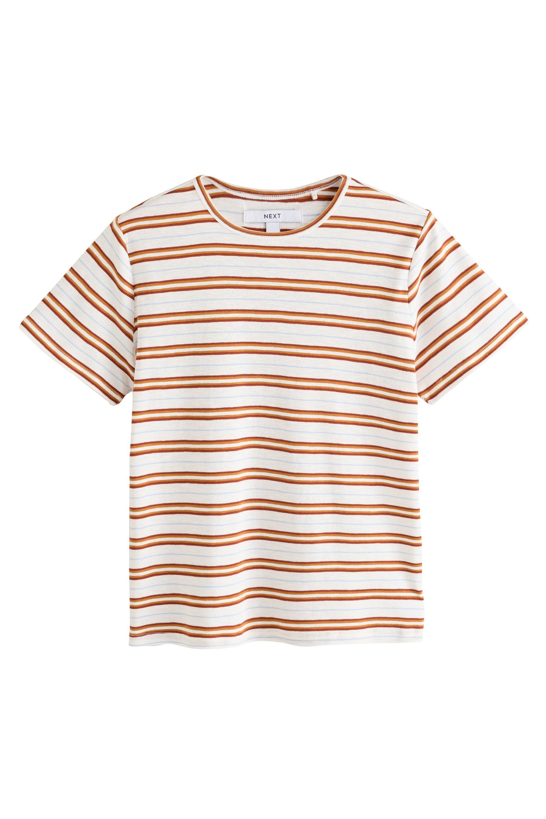 Next T-Shirt Kurzärmliges T-Shirt mit Rundhalsausschnitt (1-tlg)