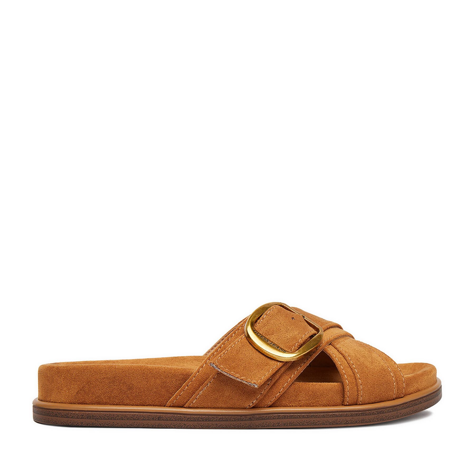Guess Jeans Damen-Flip-Flops in Braun Badepantolette