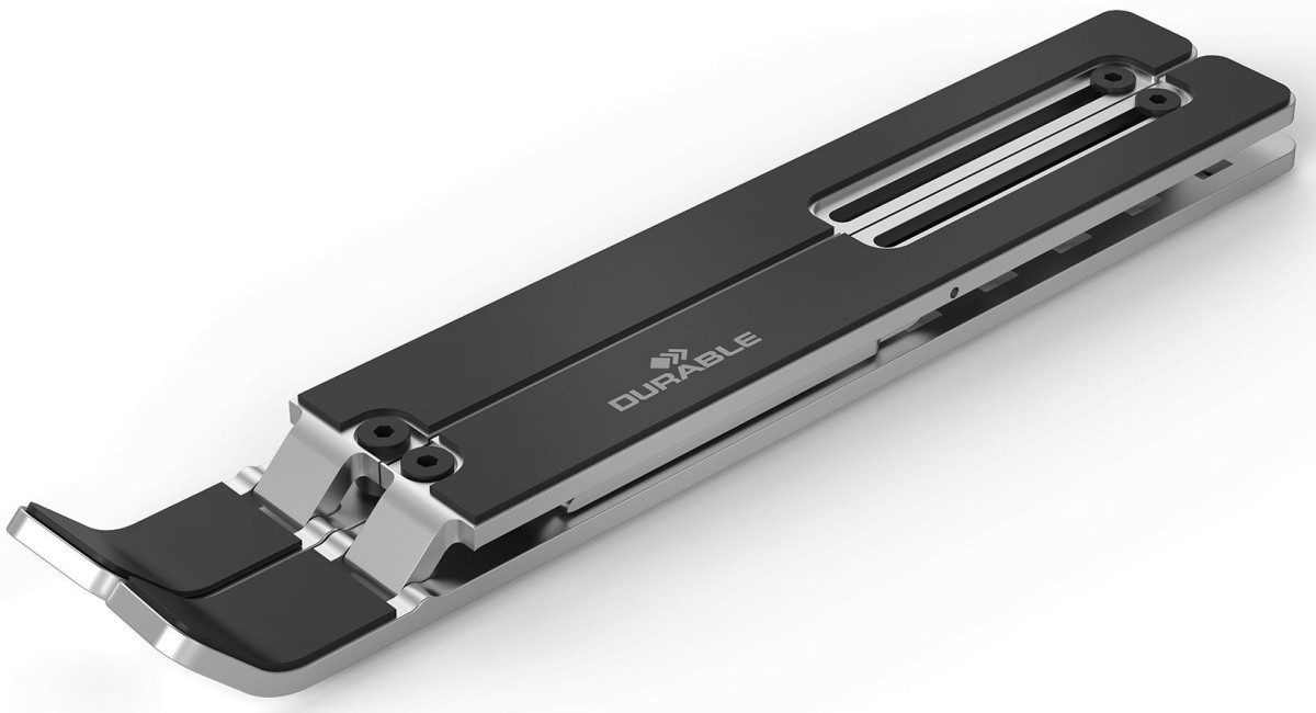 DURABLE Monitor-Halterung Laptop Ständer Fold bis 15 Zoll Aluminium silber