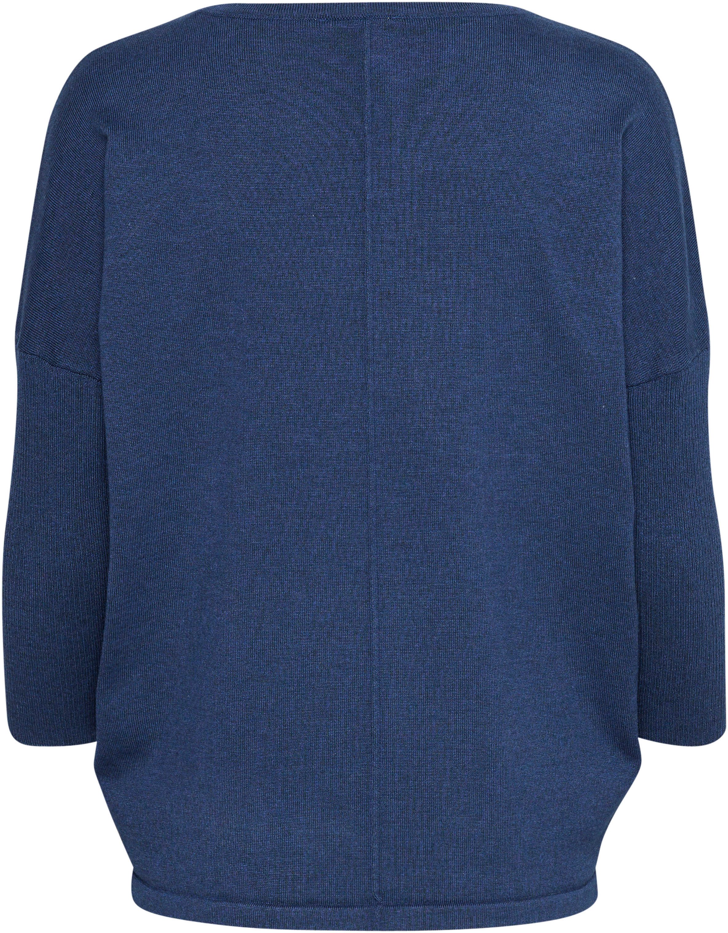 Saint Tropez Rundhalspullover A2561, MilaSZ R-Neck Feinstrick mit Viskose, günstig online kaufen