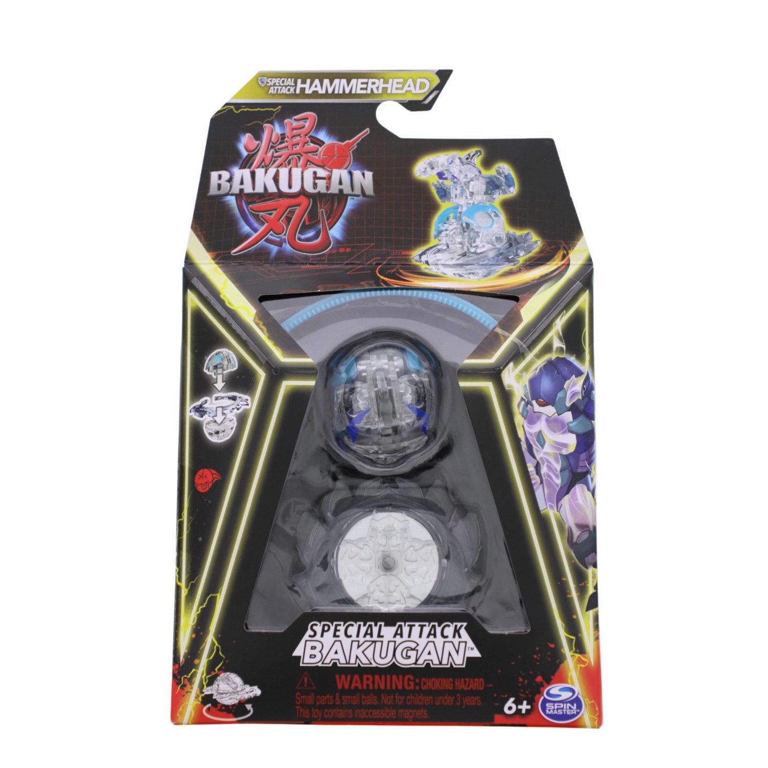Spinmaster Spielfigur Bakugan 3.0 Special Attack Actionfigur mit Charakterkarte zum Sammeln