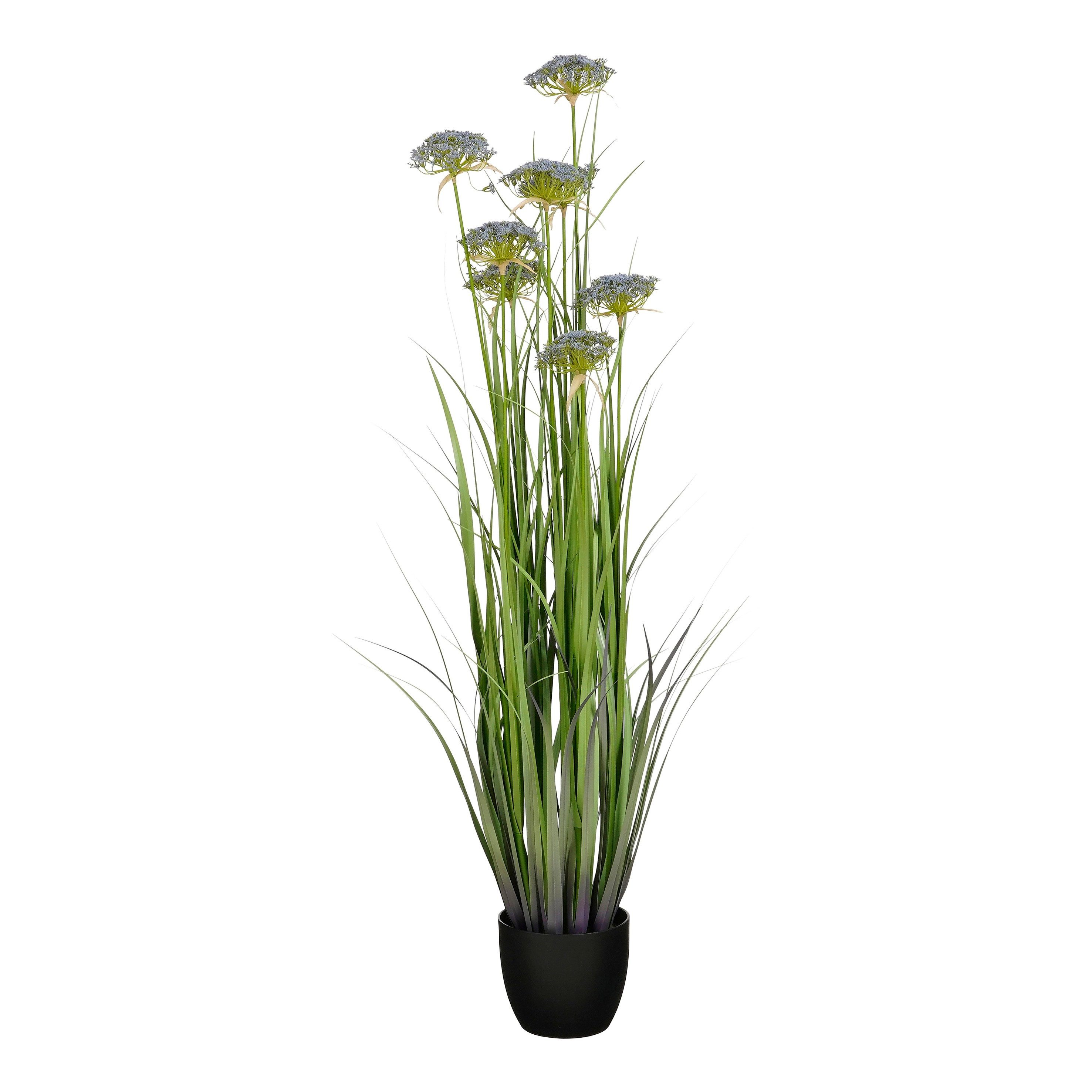 Kunstpflanze Mica Decorations Engelwurz – H150 x Ø45 cm – Grün, Lila, Mica Decorations, Höhe 150 cm
