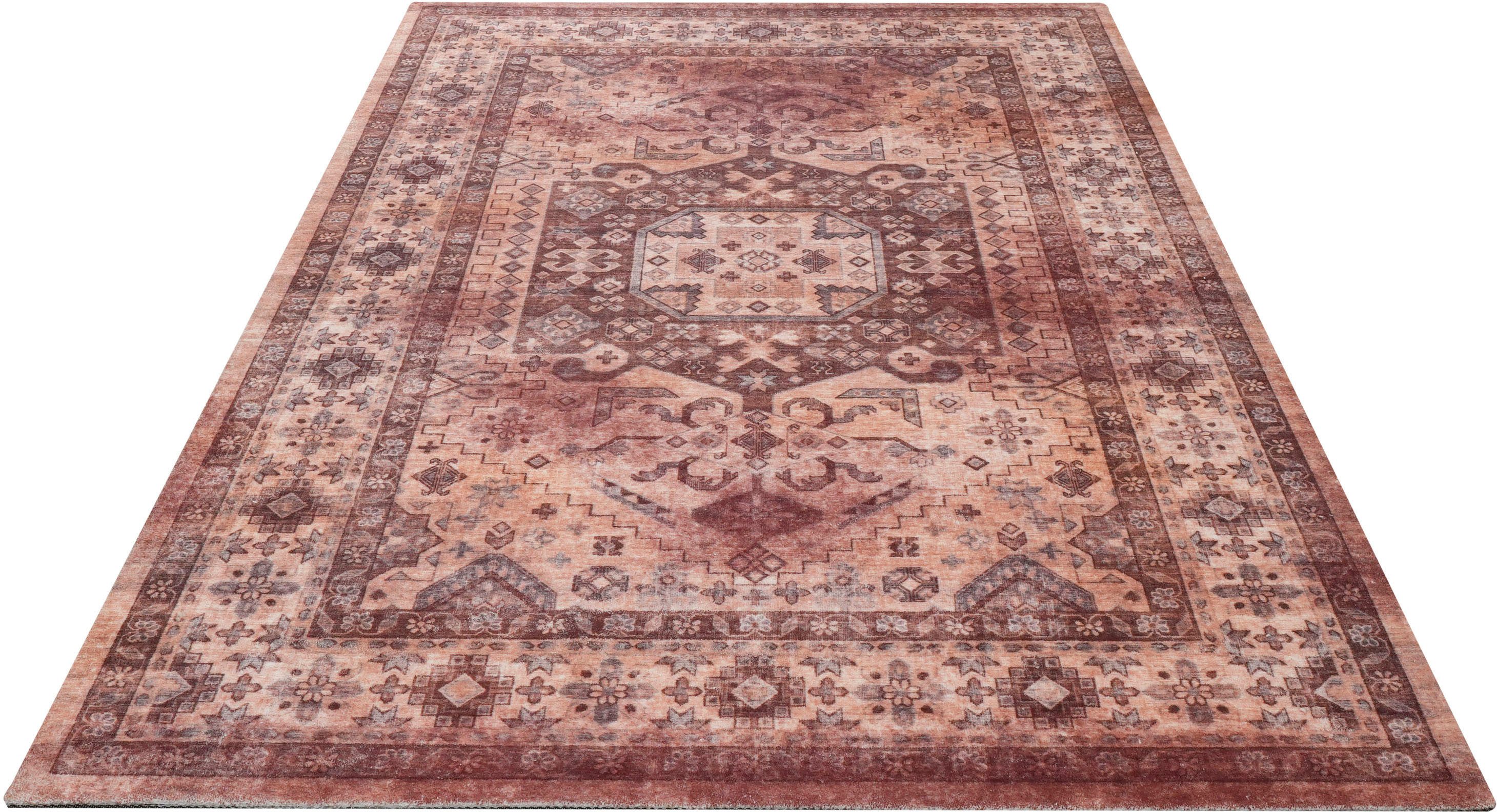 my home Teppich Abbas, Druckteppich, orientalisches Design, rechteckig, Höh günstig online kaufen