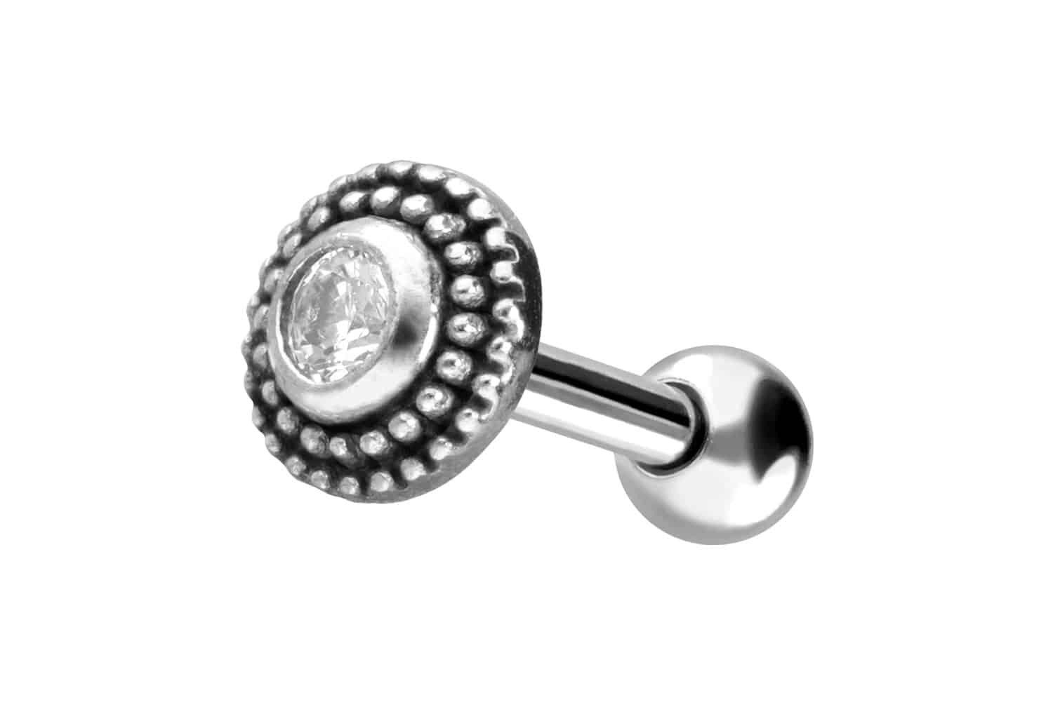 PIERCINGLINE Piercing-Set Chirurgenstahl Ohrpiercing KRISTALL + günstig online kaufen
