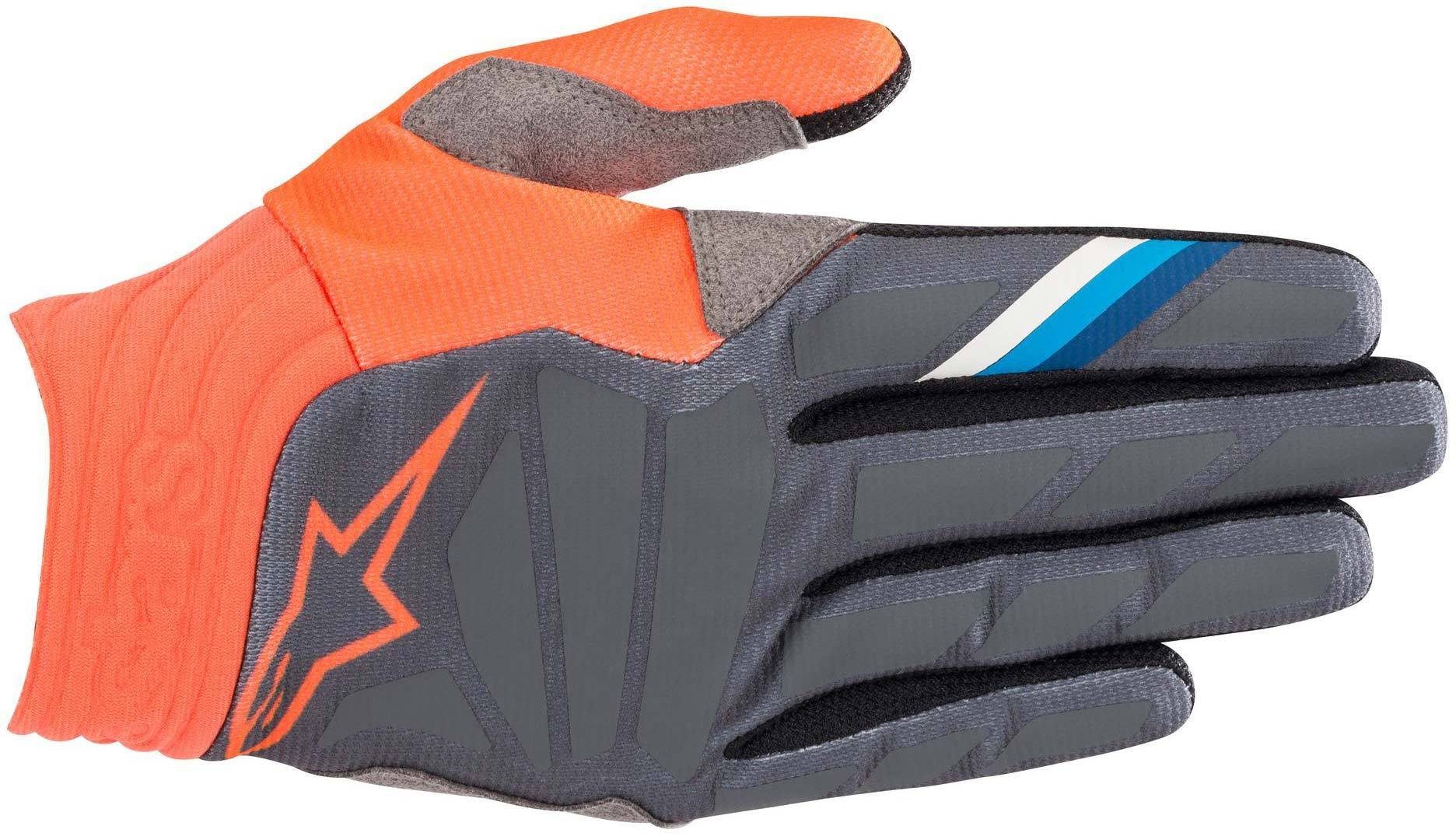 Alpinestars Motorradhandschuhe Aviator Motocross Handschuhe Gray/Orange