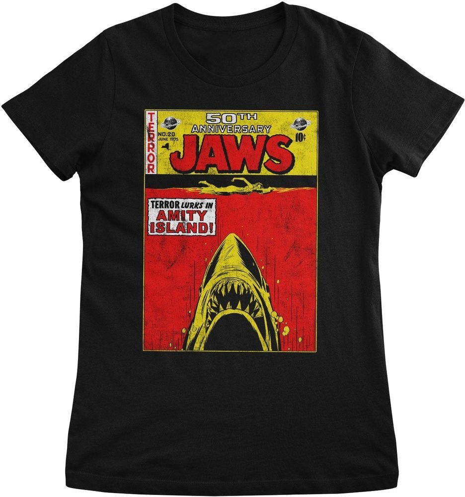 Jaws T-Shirt JAWS 50th Anniversary Girly Tee