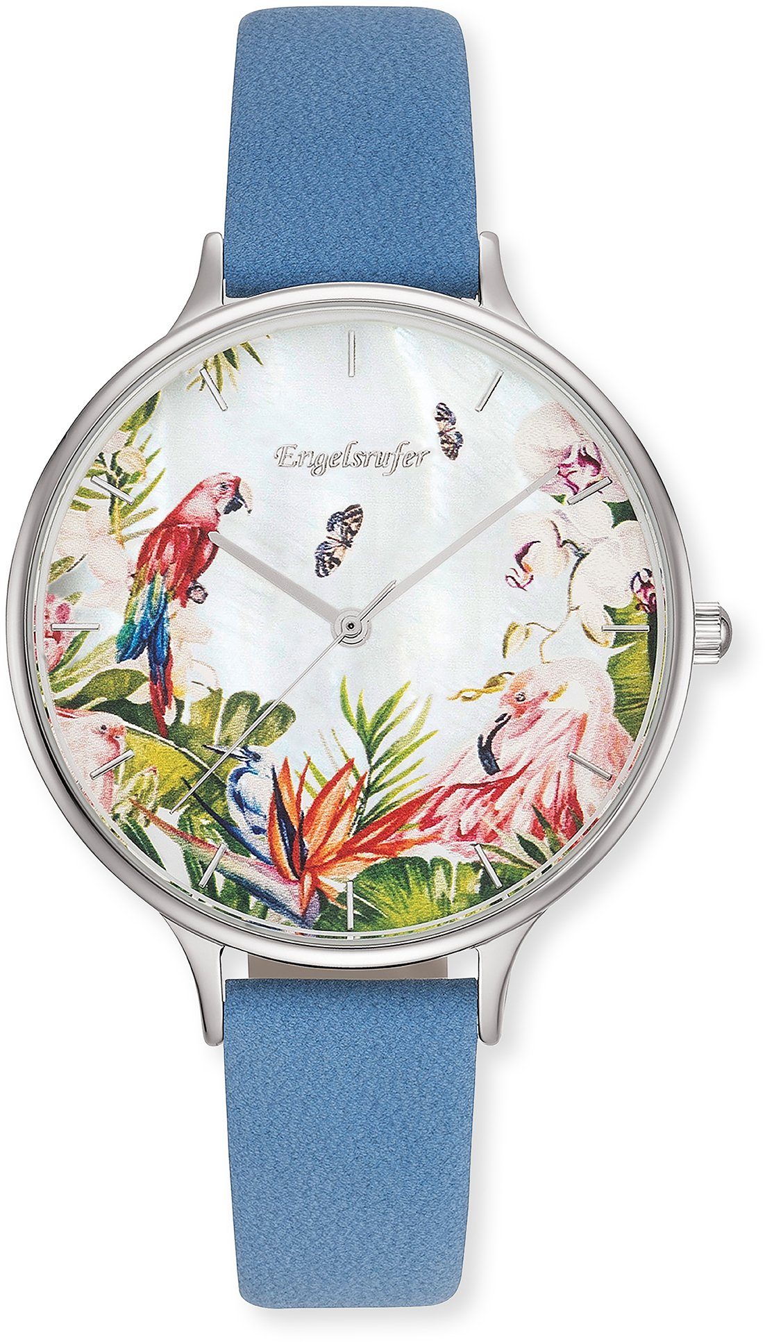 Engelsrufer Paradise ERWA-PARADIS-NBL1-LS, Armbanduhr, Damenuhr, Lederarmband, analog