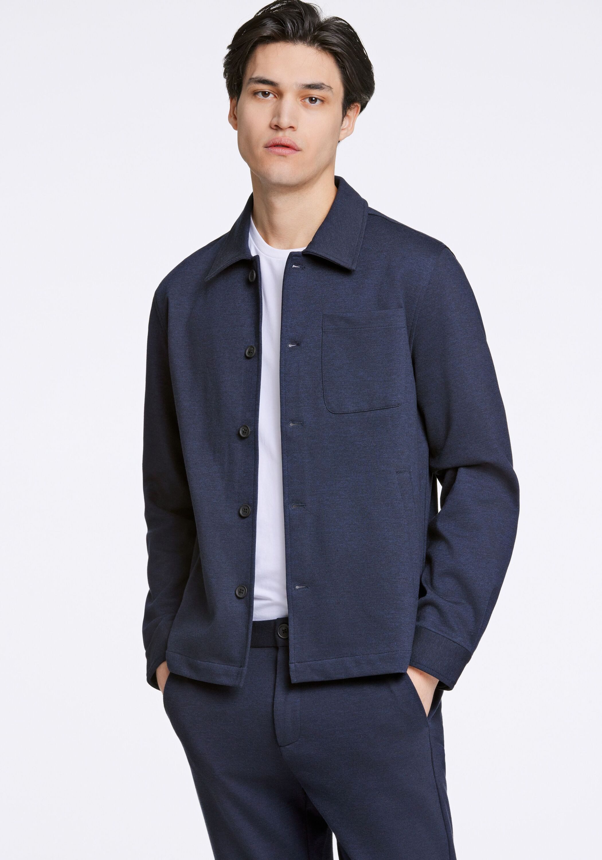 LINDBERGH Blusenjacke, ohne Kapuze, mit Brusttasche und Eingrifftaschen günstig online kaufen