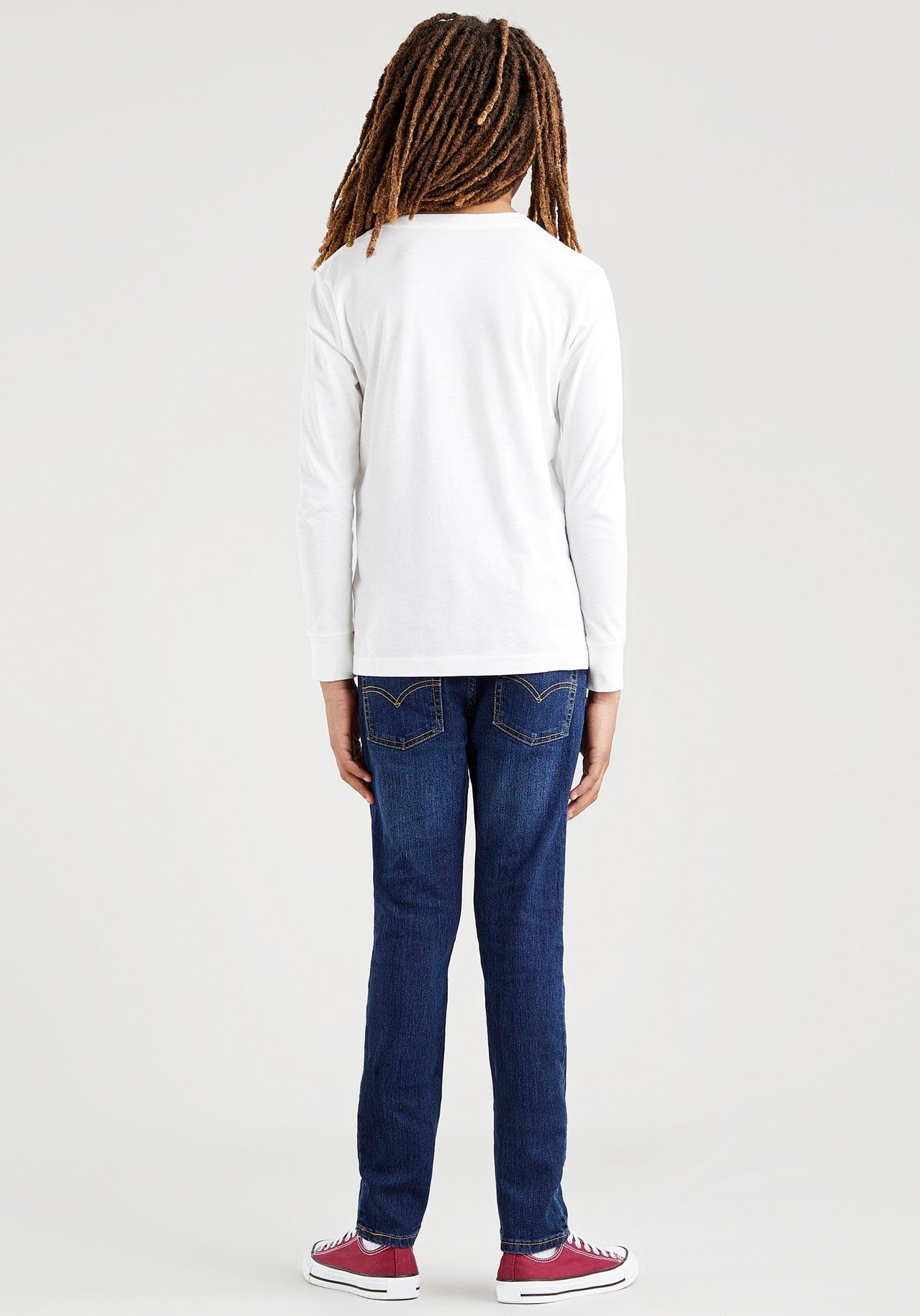 L/S CHESTHIT BATWING Kids TEE Langarmshirt Levi's® for weiß BOYS