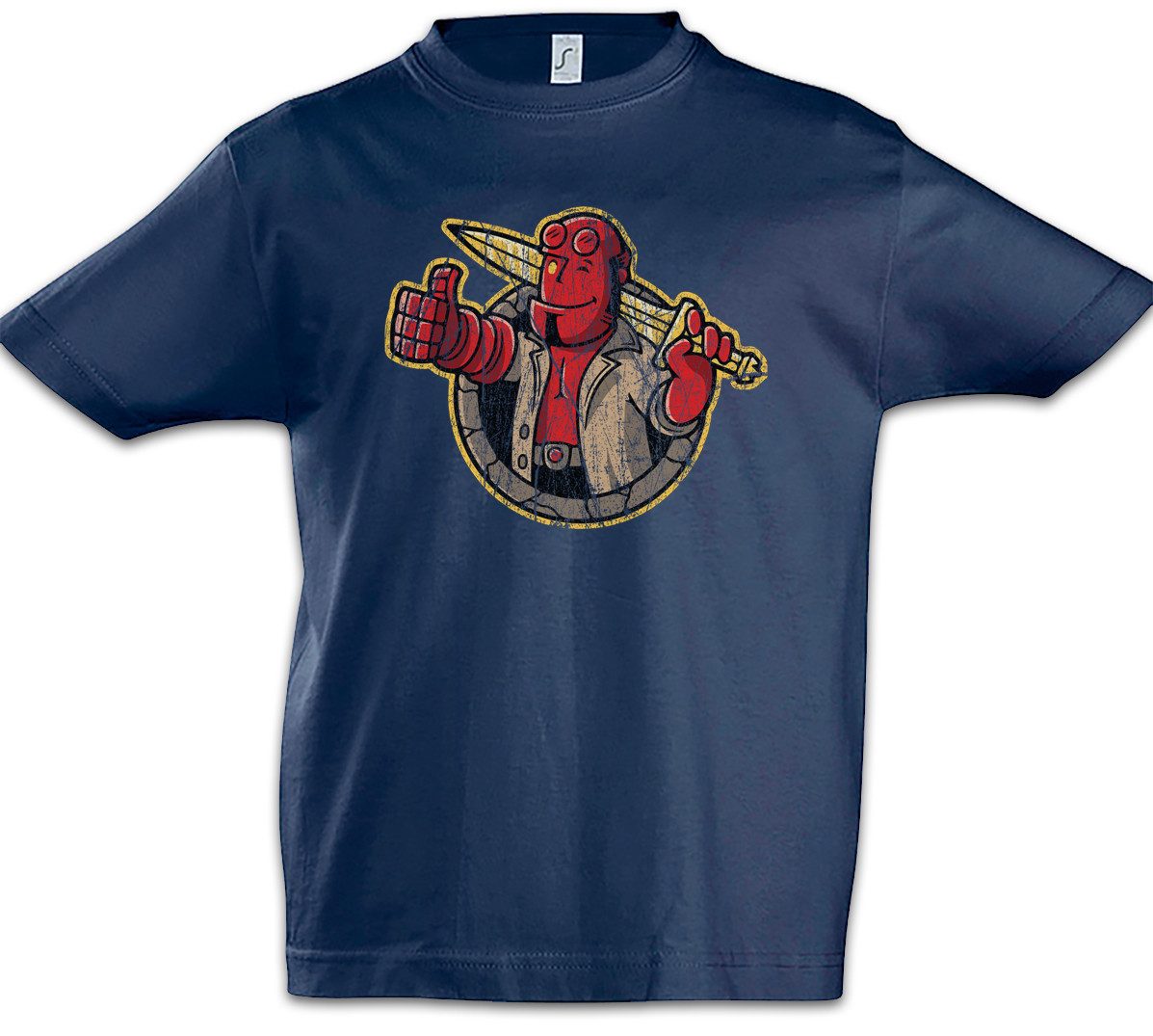 Print-Shirt Hell B Kinder T-Shirt Agent Logo Movie Hellboy Mike Mignola Boy Anung