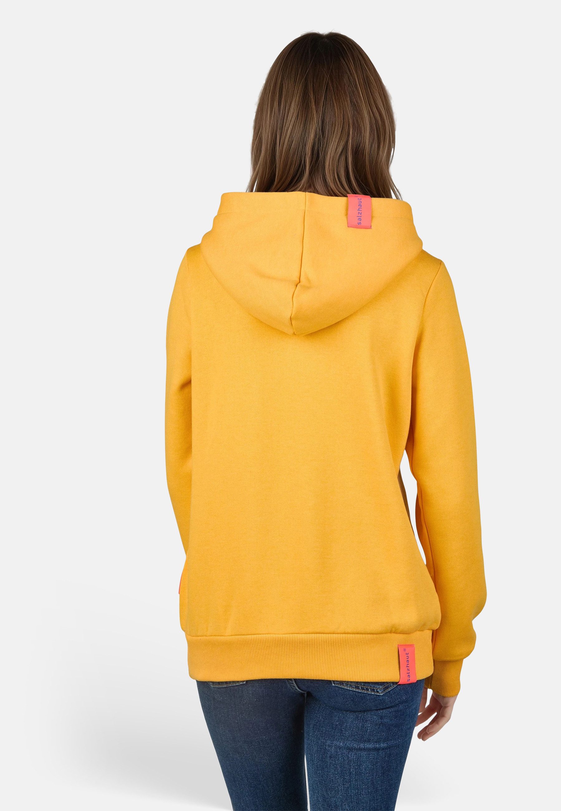 salzhaut Hoodie SÜNN Damen Tailliert salzhaut Kapuzenpullover – bequemer Fit und nordisch klares Design – Bild 5 von 5