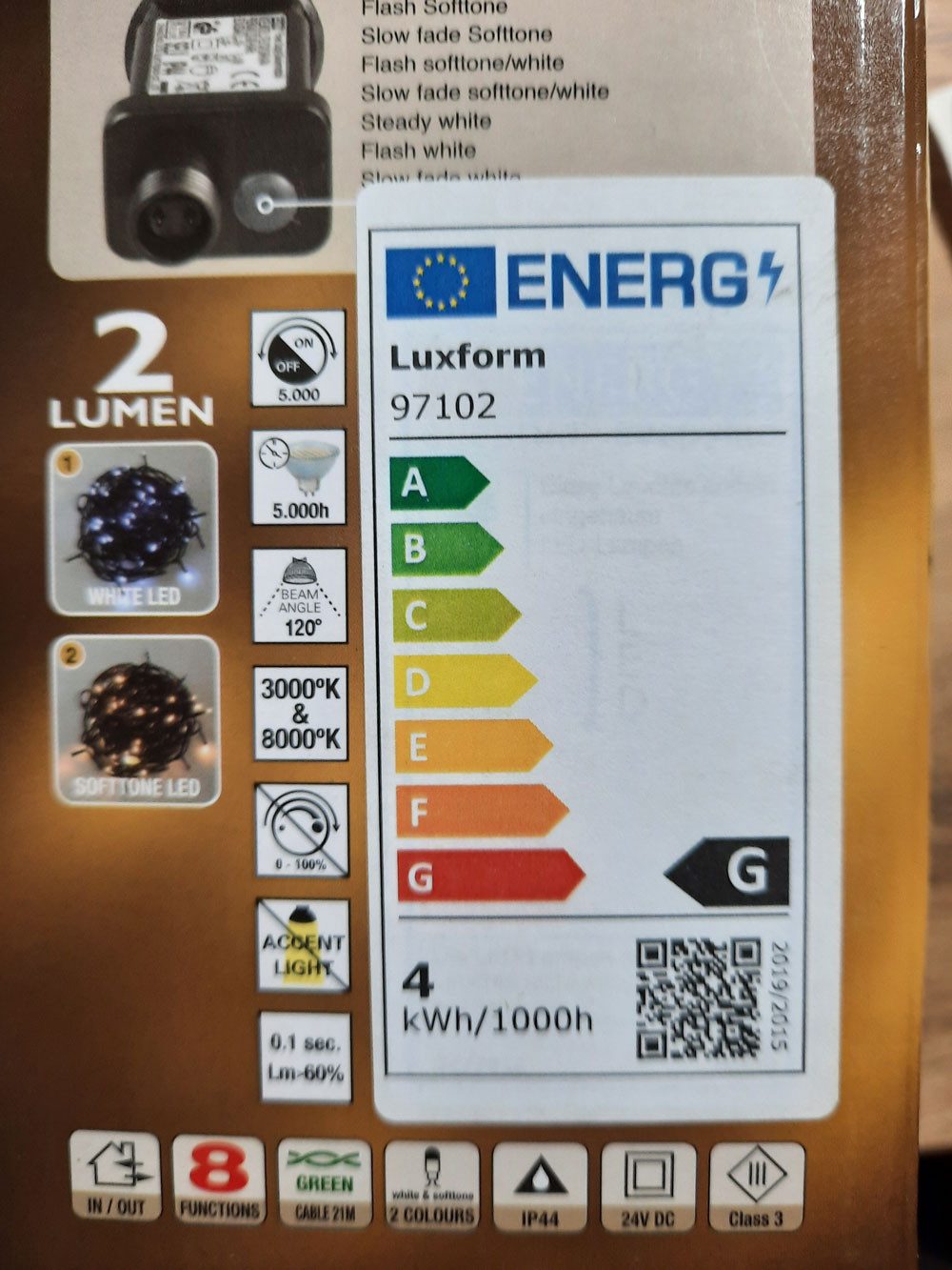 Energieeffizienzklasse: 