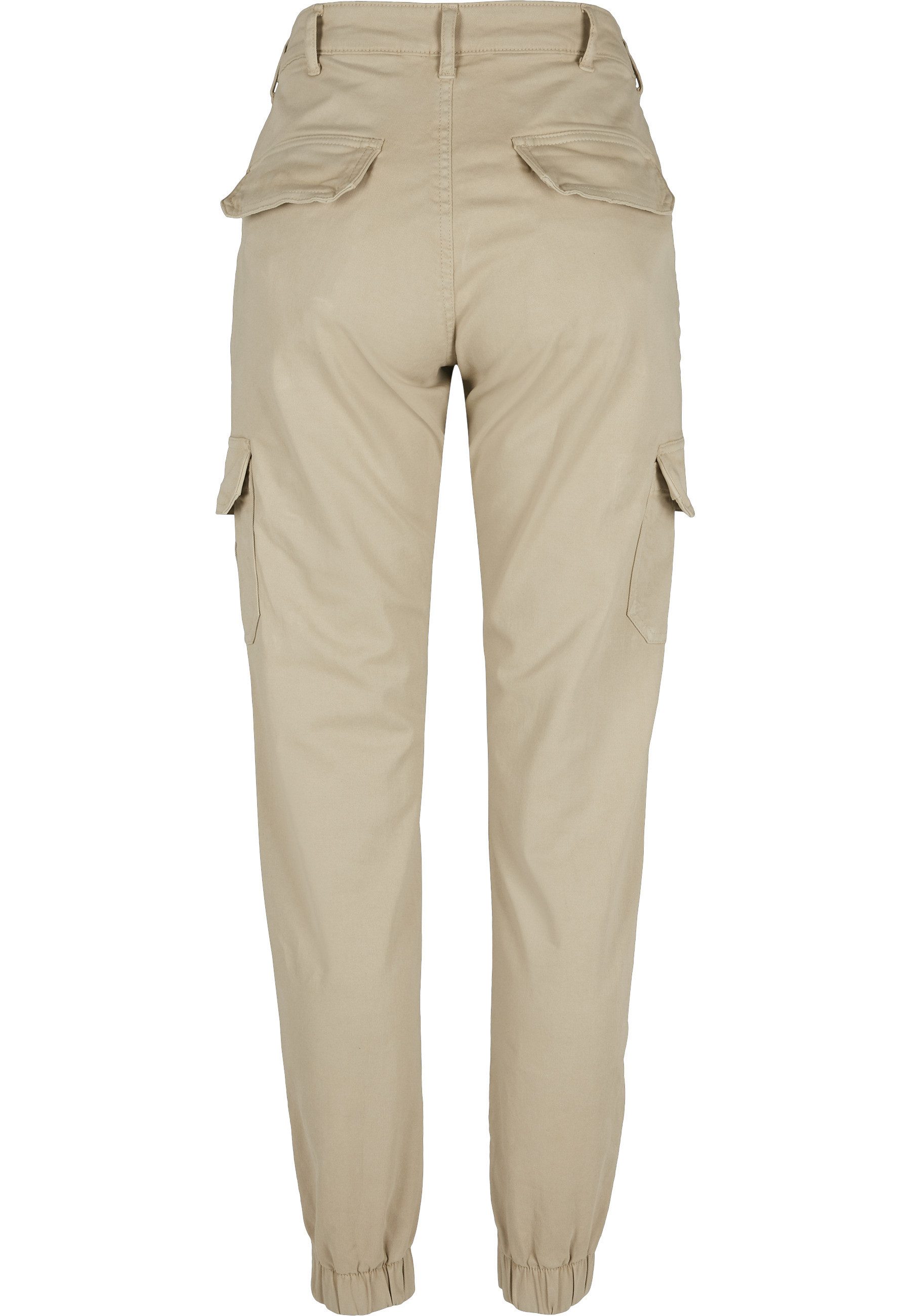 URBAN CLASSICS Cargohose Urban Classics Damen Ladies High Waist Cargo Pants (1-tlg)