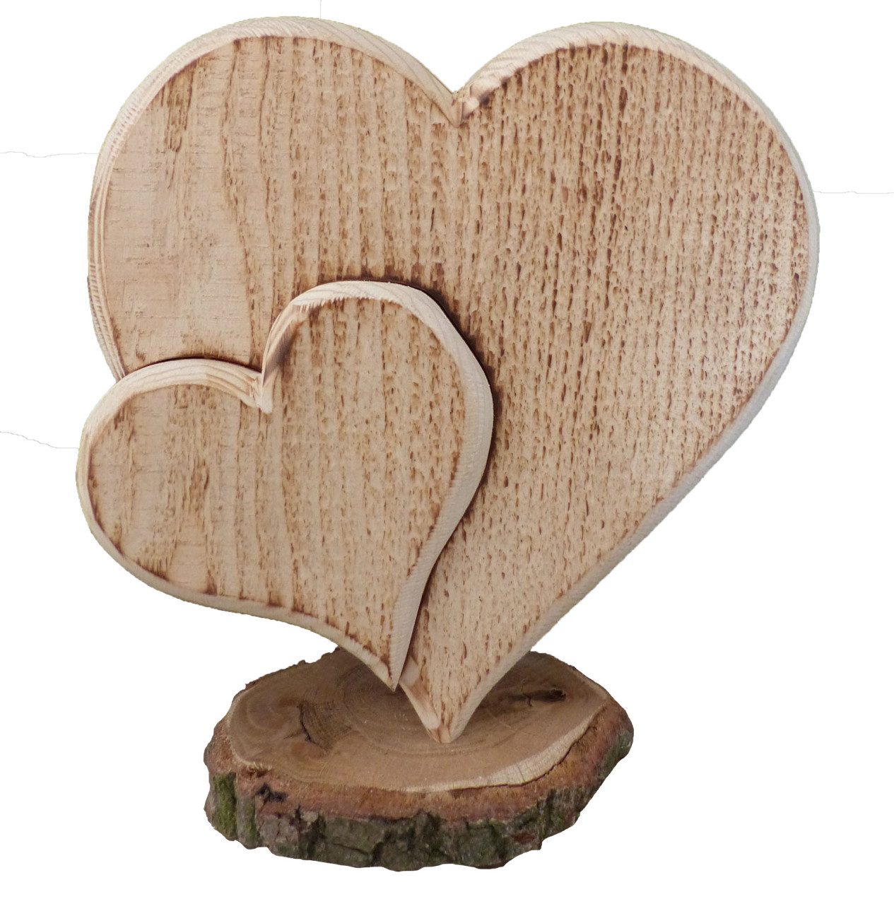 BADEKO Gartenfigur Badeko Herz Lisa 20 x 30 cm natur