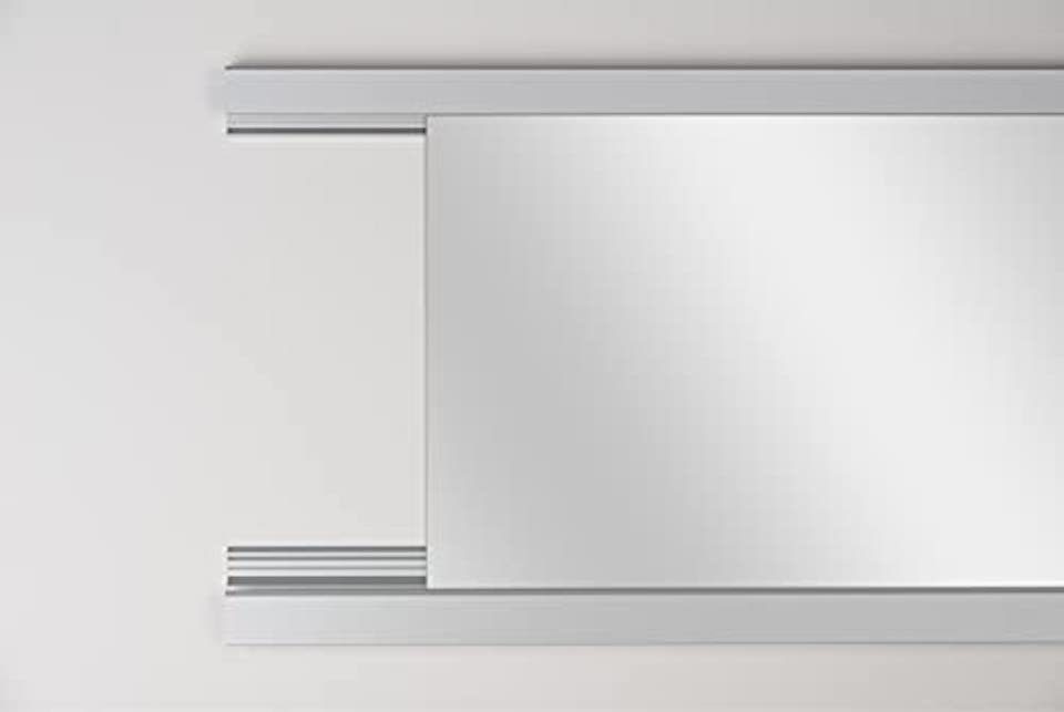 MySpiegel.de Montage-Kit Spiegelmontage Profil Aluminium Befestigung für Spiegel Wandspiegel