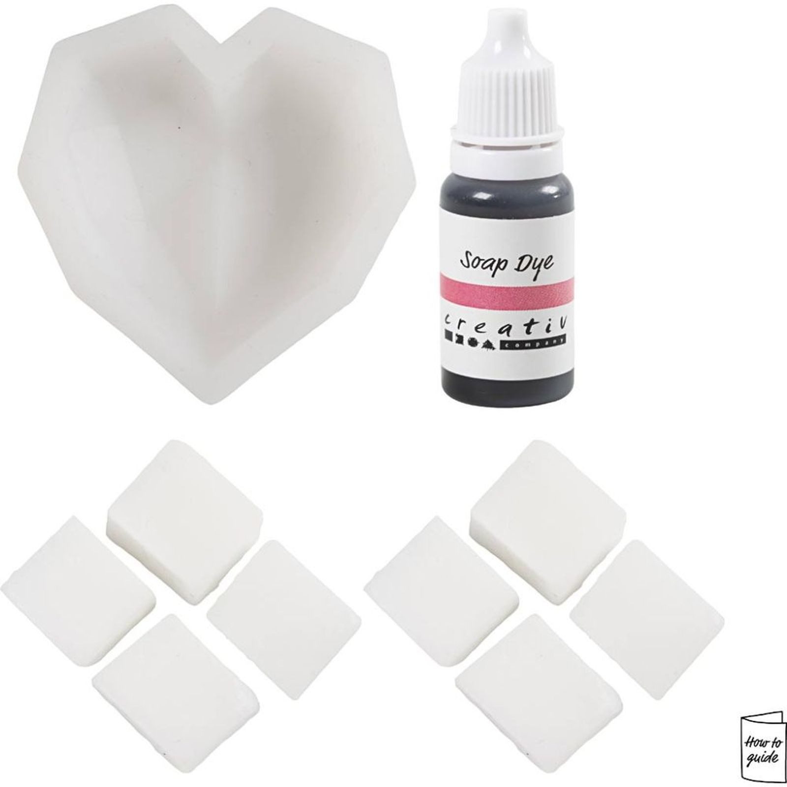 creativ company Kreativset Soap Making - Herzen, (pink), inkl. Zubehör