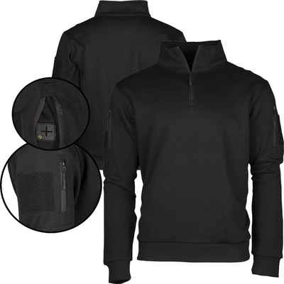 Mil-Tec Strickpullover Militär Tactical Sweatshirt mit Zipper
