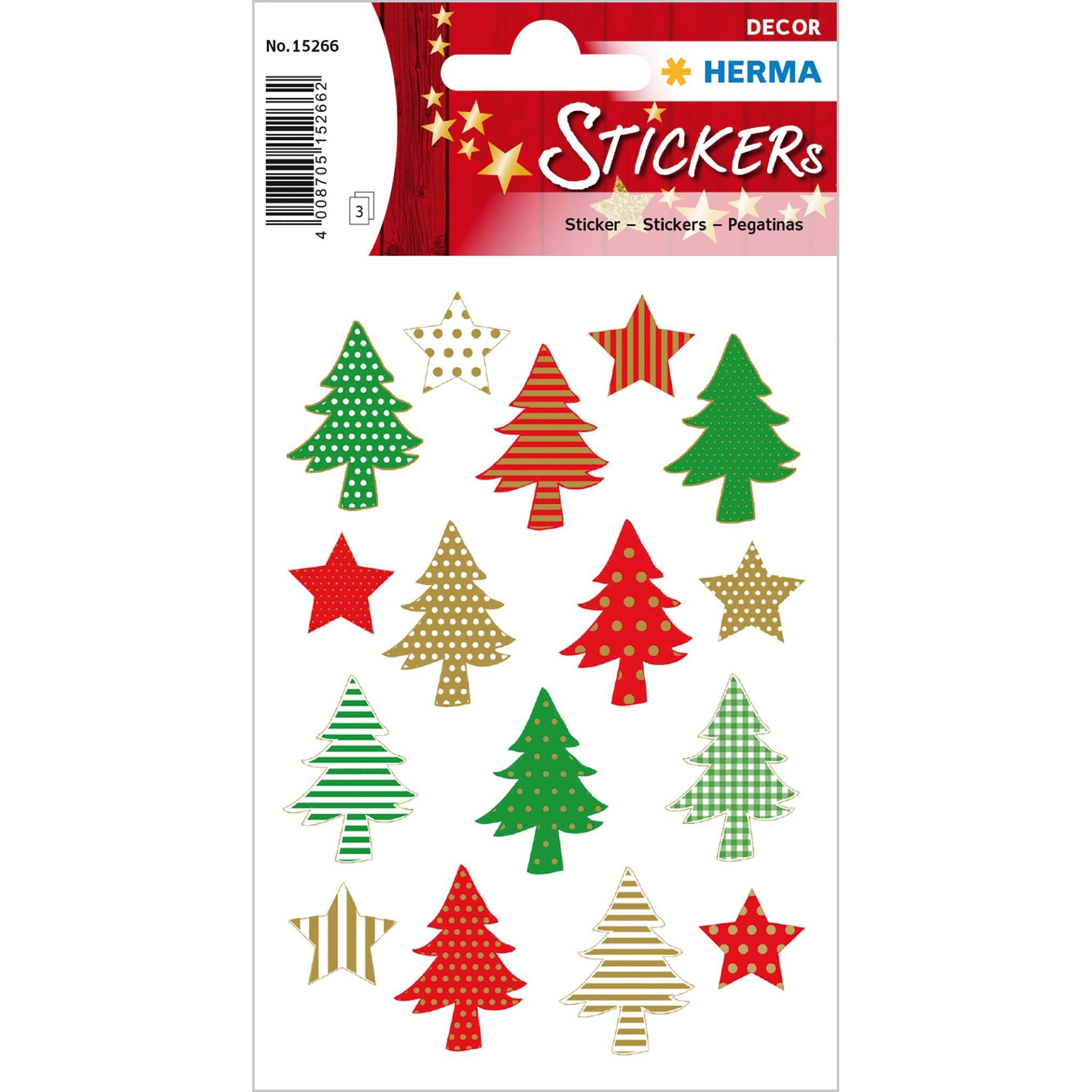 HERMA Sticker Herma Sticker DECOR Weihnachten Oh Tannenbaum 3 Bl