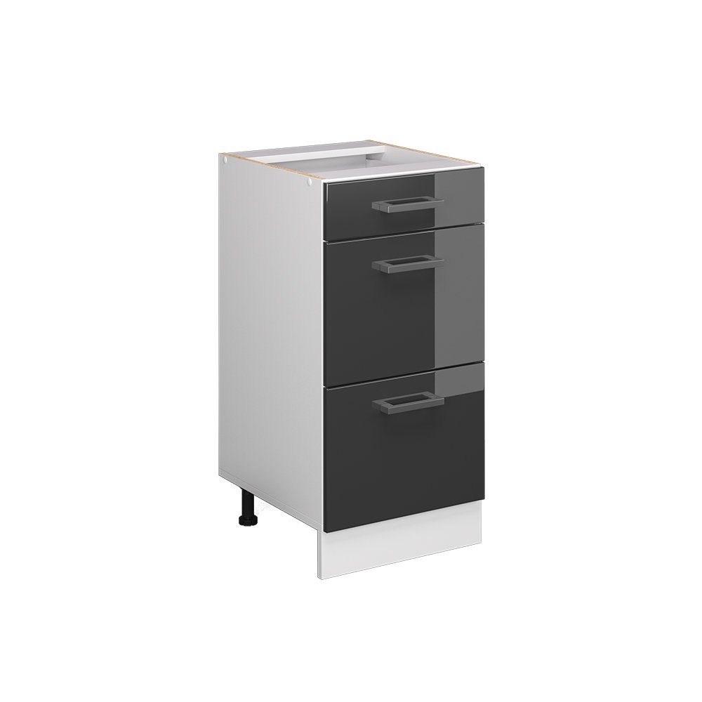 Vicco Unterschrank R-Line, Anthrazit Hochglanz/Weiß, 40 günstig online kaufen