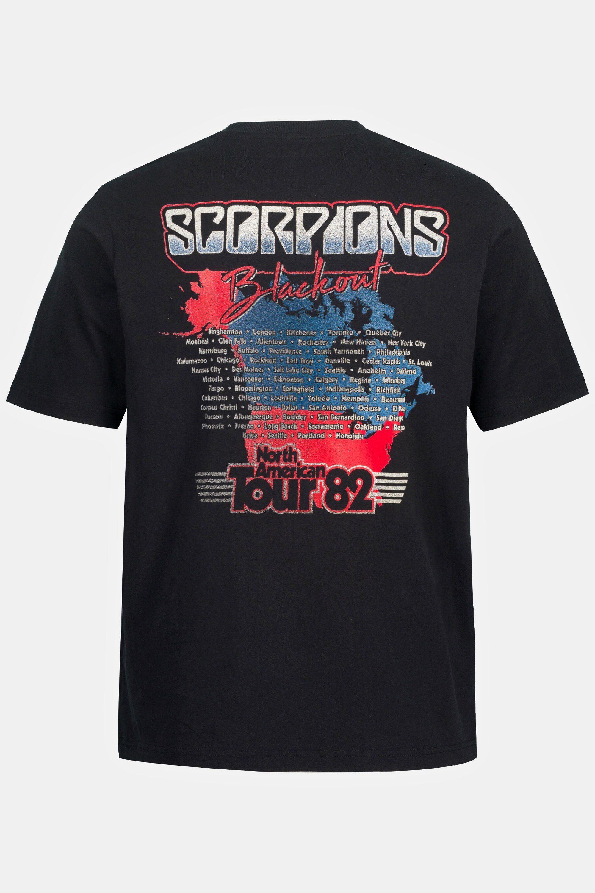 JP1880 T-Shirt T-Shirt Bandshirt Scorpions Halbarm