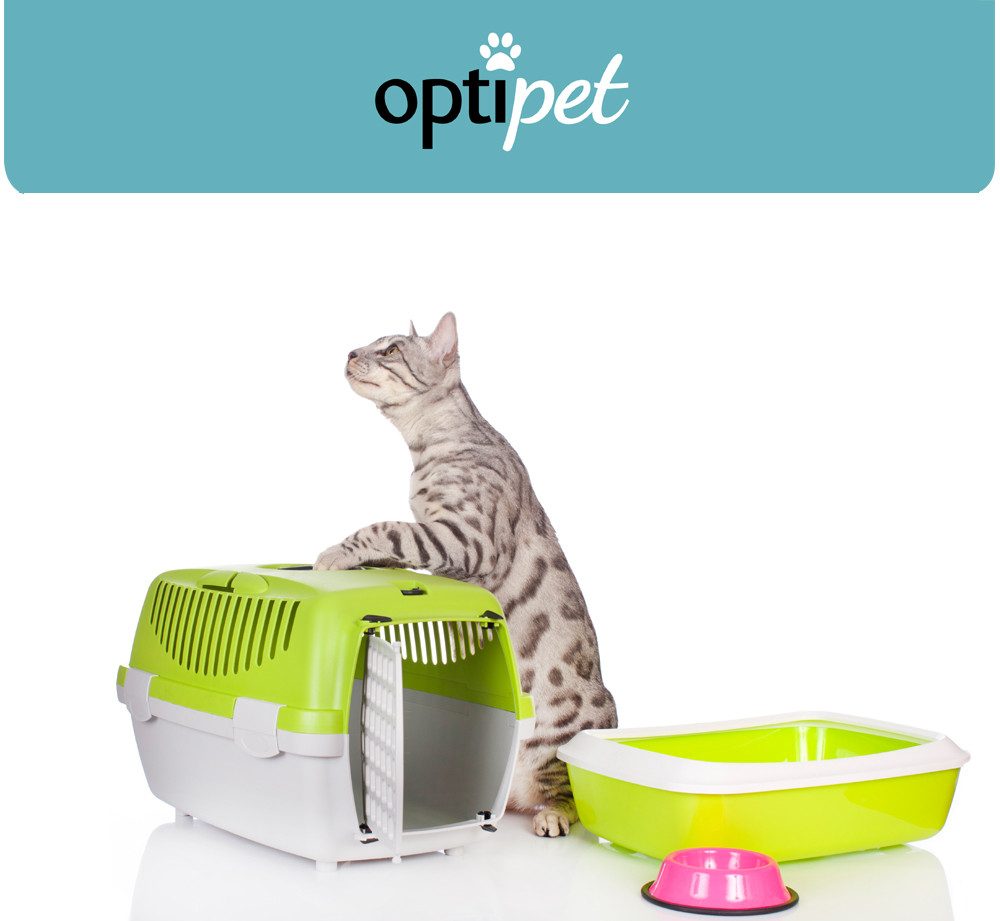 OptiPet Toiletten-Spray OPTIPET KATZENKLO REINIGER (4-St), Geruchsentferner für Katzentoiletten