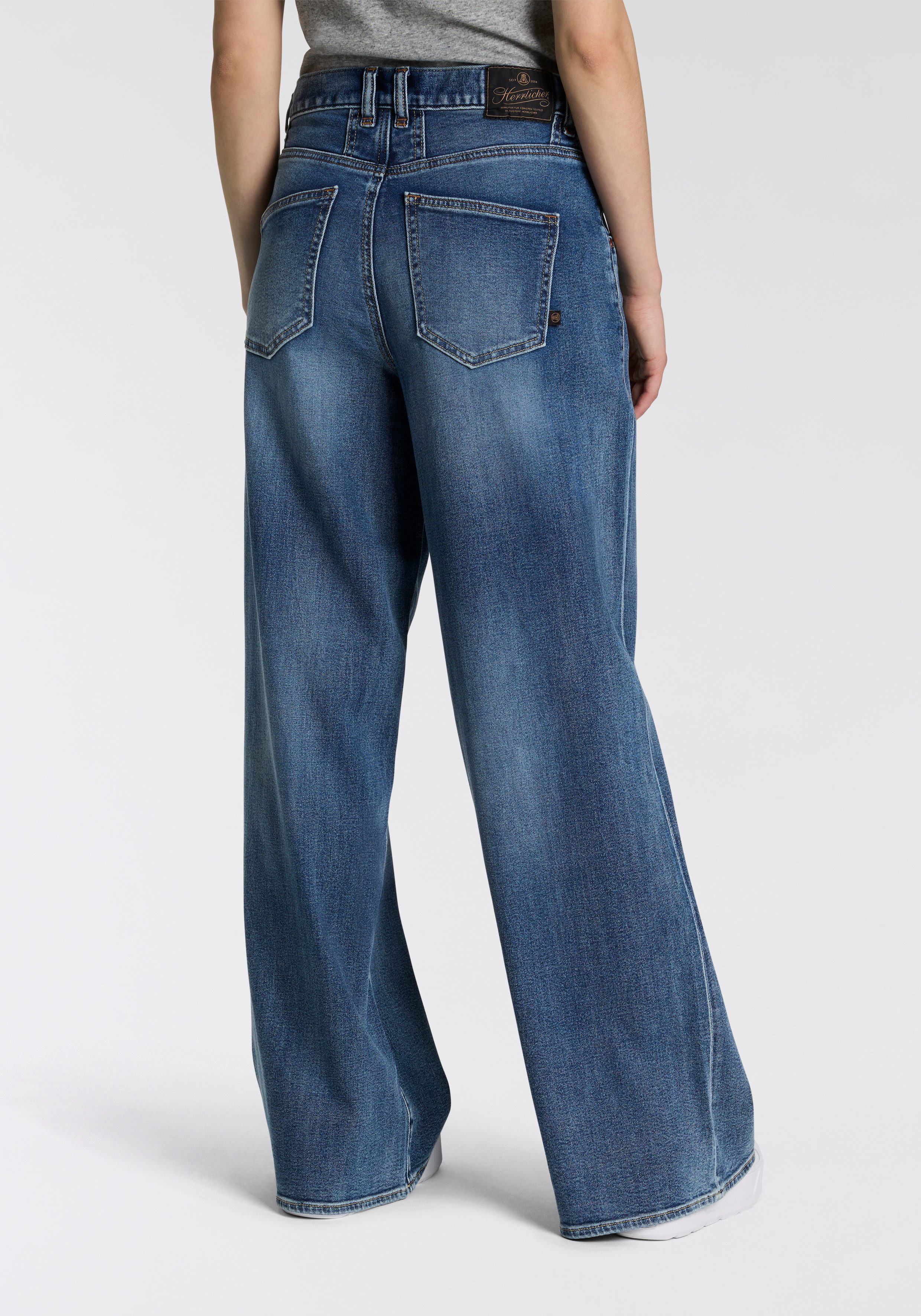 Herrlicher 5-Pocket-Jeans Brooke Wide Denim Comfort günstig online kaufen