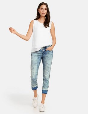 Taifun Stretch-Jeans 3/4 Jeans Cropped TS