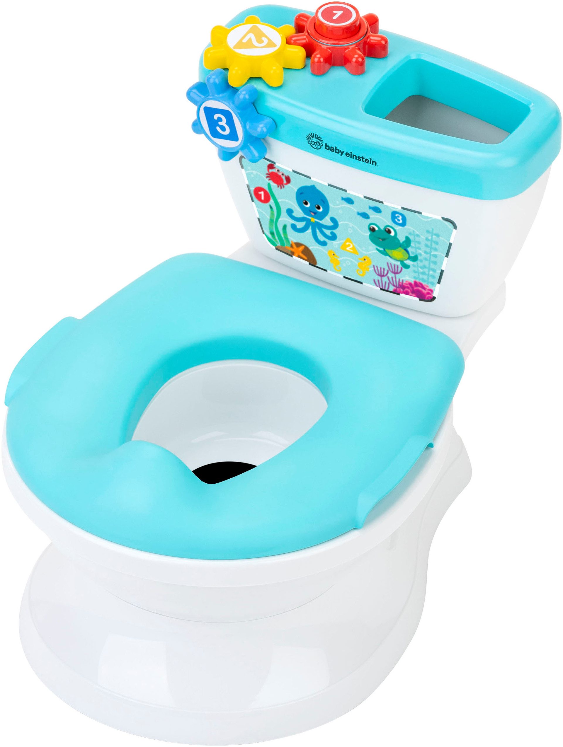 Baby Einstein Toilettentrainer Geared for Success™ 2-in-1 Potty Training System, mit Sound
