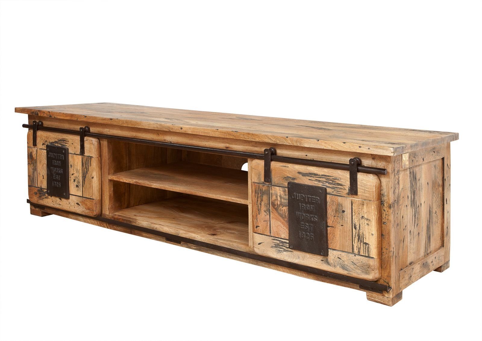 Massivmoebel24 TV-Board (TV-Board Mango 180x55x50 natur günstig online kaufen