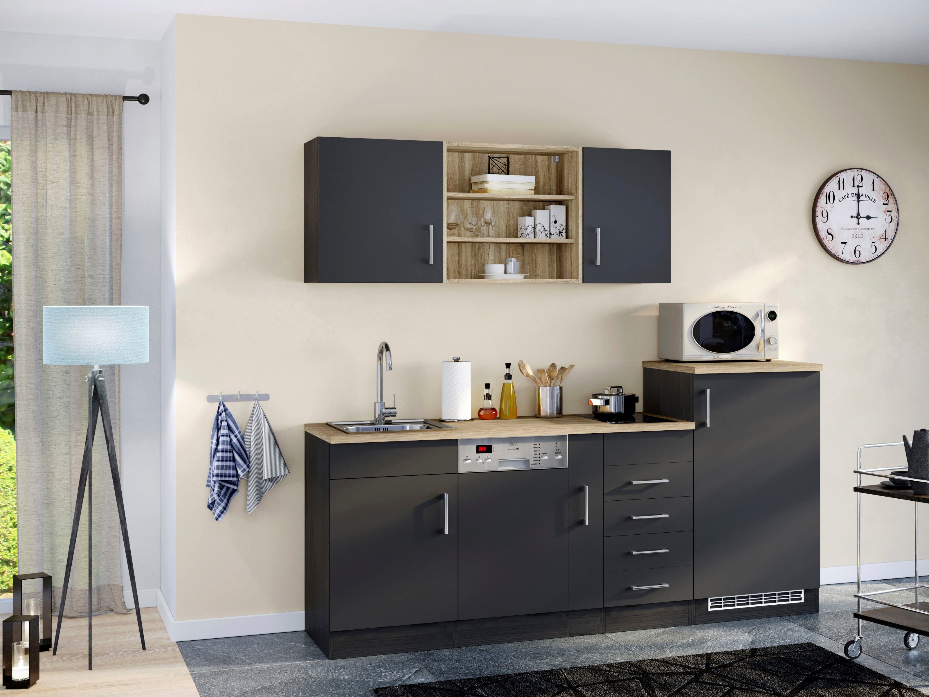 KOCHSTATION Küche KS-Mali, Breite 210 cm, günstig online kaufen