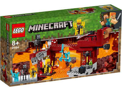 LEGO® Konstruktionsspielsteine LEGO® Minecraft™ - Die Brücke, (Set, 372 St)