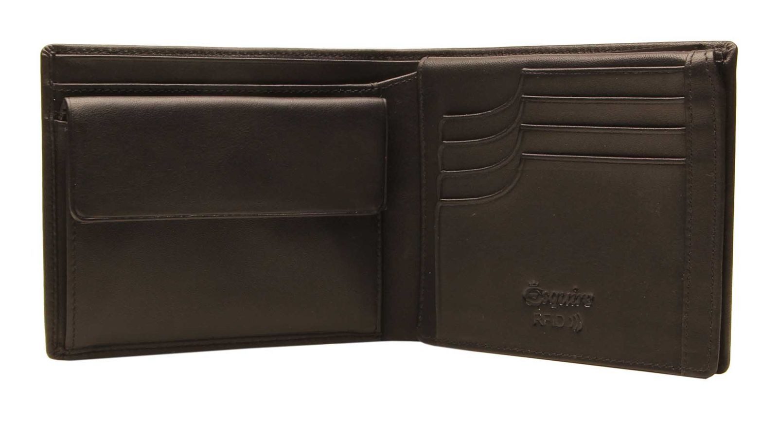 Esquire Geldbörse Wallet, aus echtem Leder mit RFID-Blocker Schutz